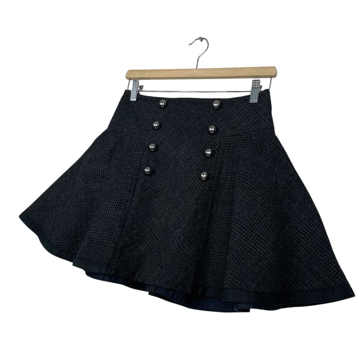Sacai Sacai Wool Mini Skirt Size 28" / US 6 / IT 42 - 7 Thumbnail