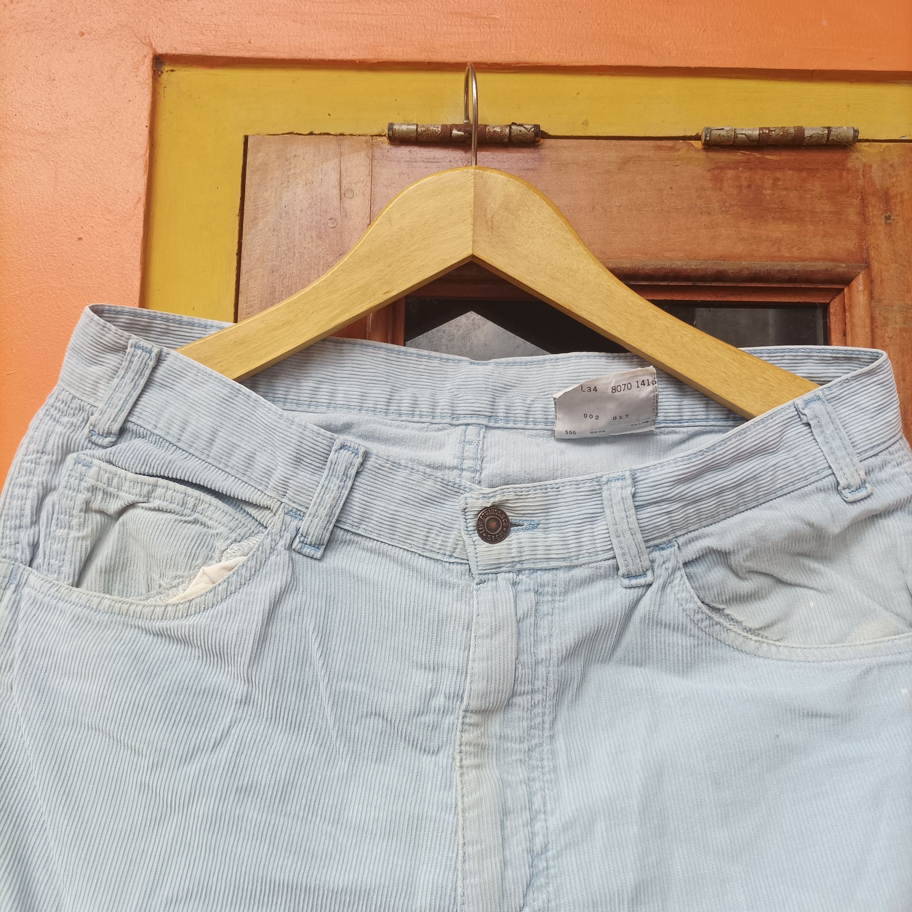 LEVIS WHITE TAB BIG E USA VINTAGE CORDUROY