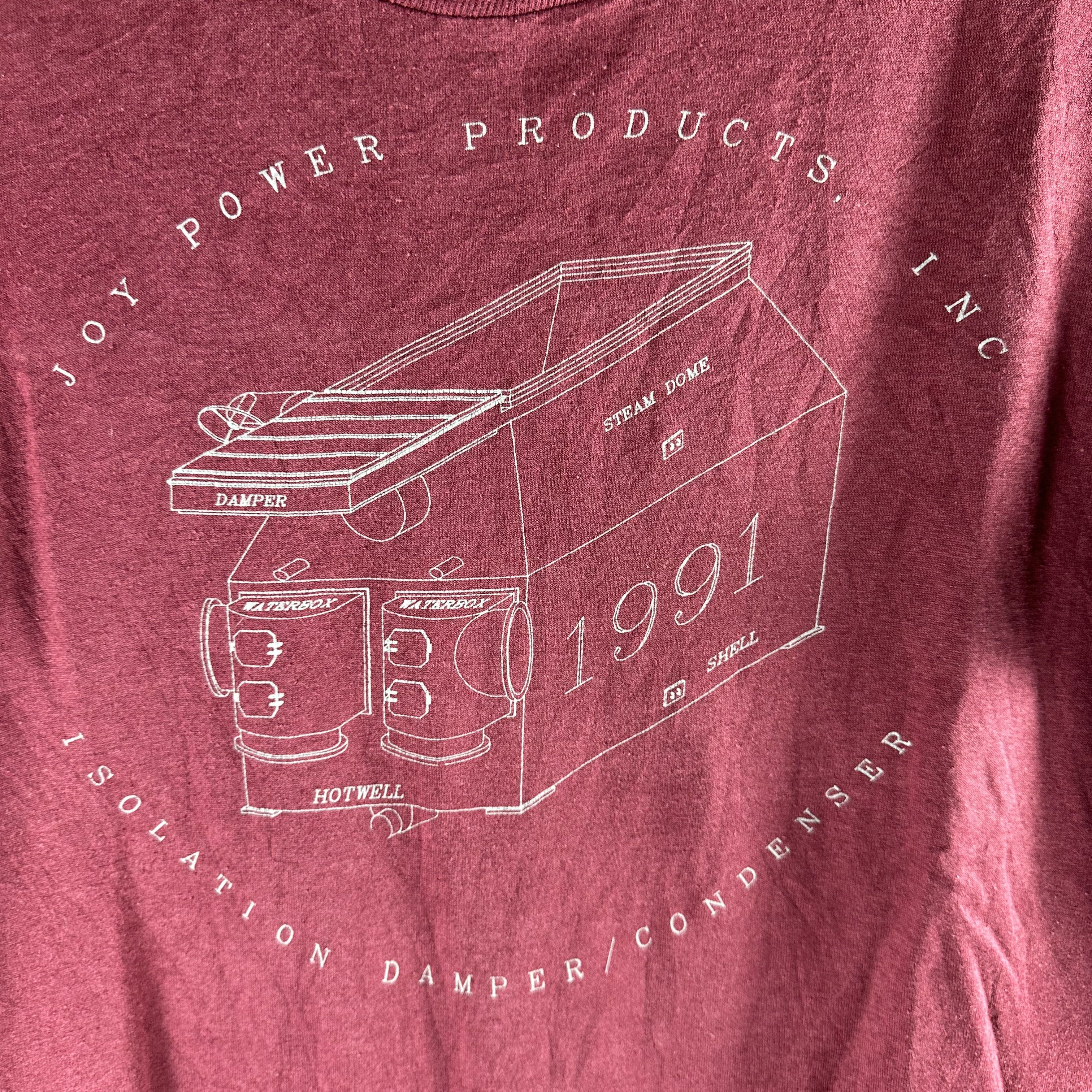 Vintage ​1991 Joy Power Products Isolation Damper Condenser T-shirt Size US L / EU 52-54 / 3 - 2 Thumbnail