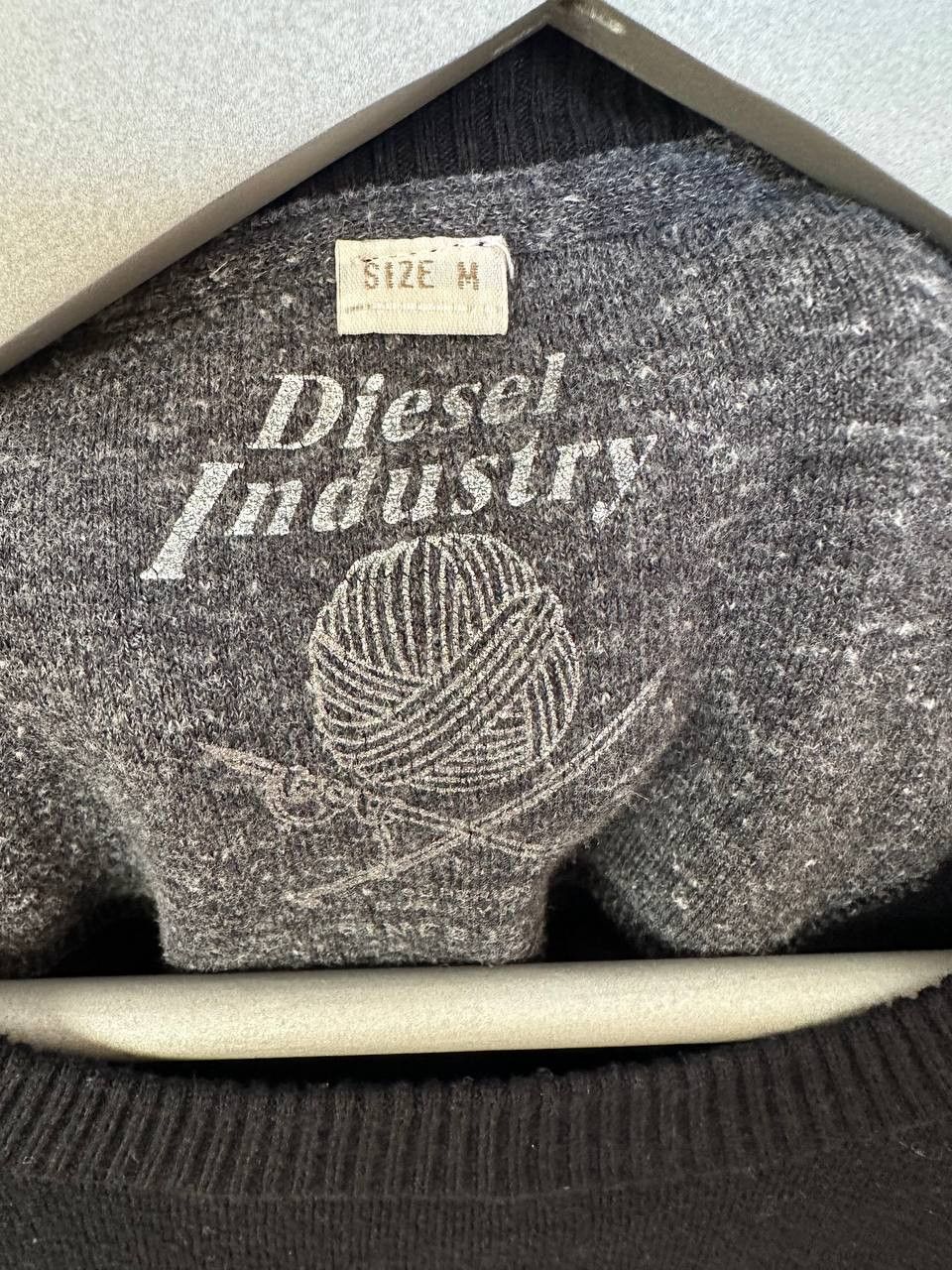 Diesel Diesel Industry Crew Sweatshirt Metal Logo Sweater Pullover Size US M / EU 48-50 / 2 - 12 Thumbnail