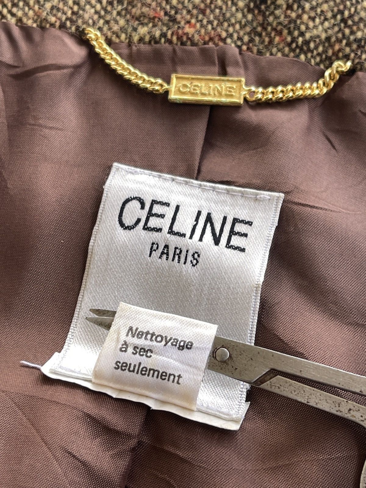 Celine Celine Luxury Wool Tweed Coats Size M / US 6-8 / IT 42-44 - 10 Thumbnail