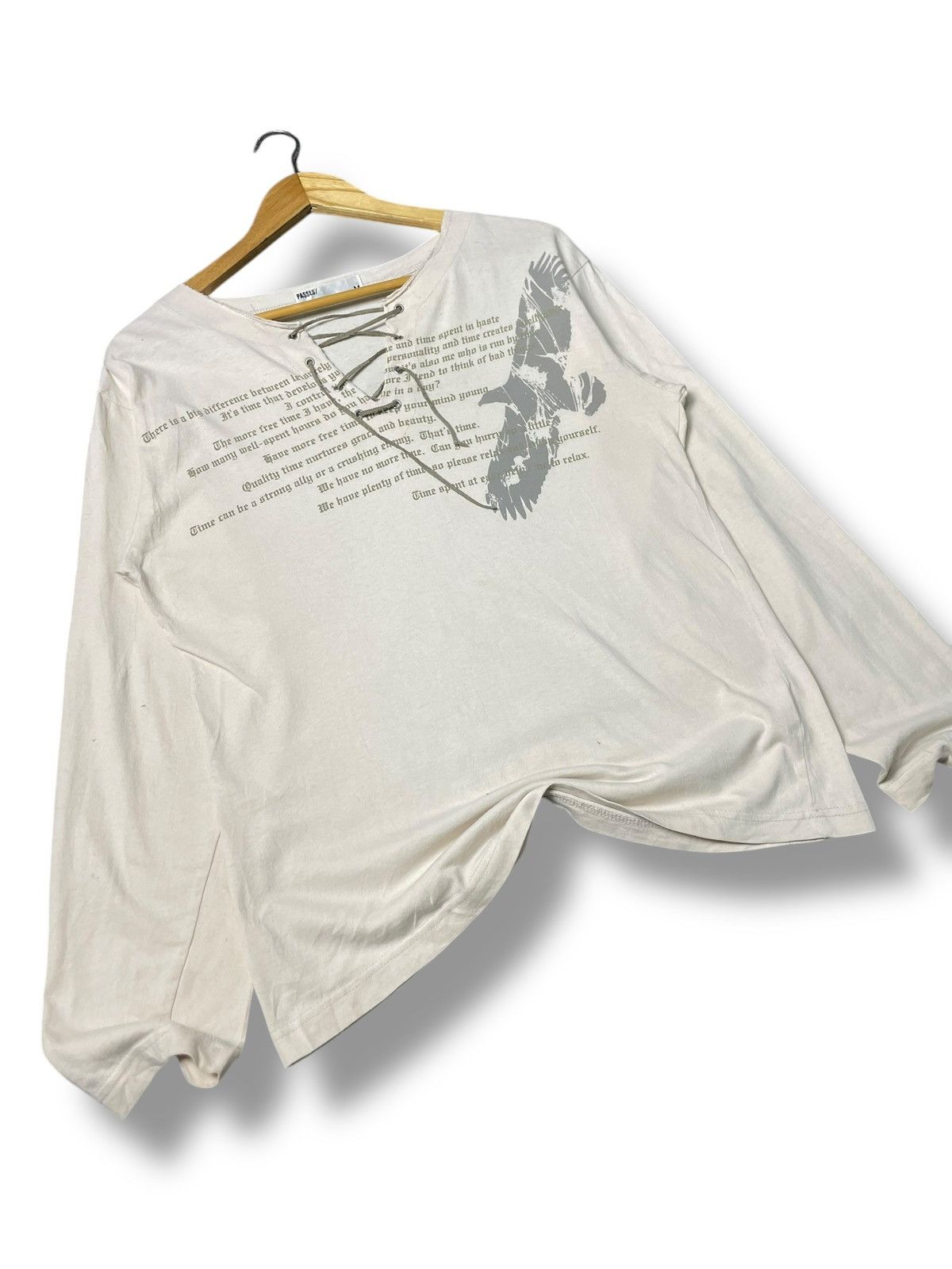 Japanese Brand × Vintage Passes Japanese Brand Long Sleeve Shirt (69) Size US M / EU 48-50 / 2 - 5 Thumbnail