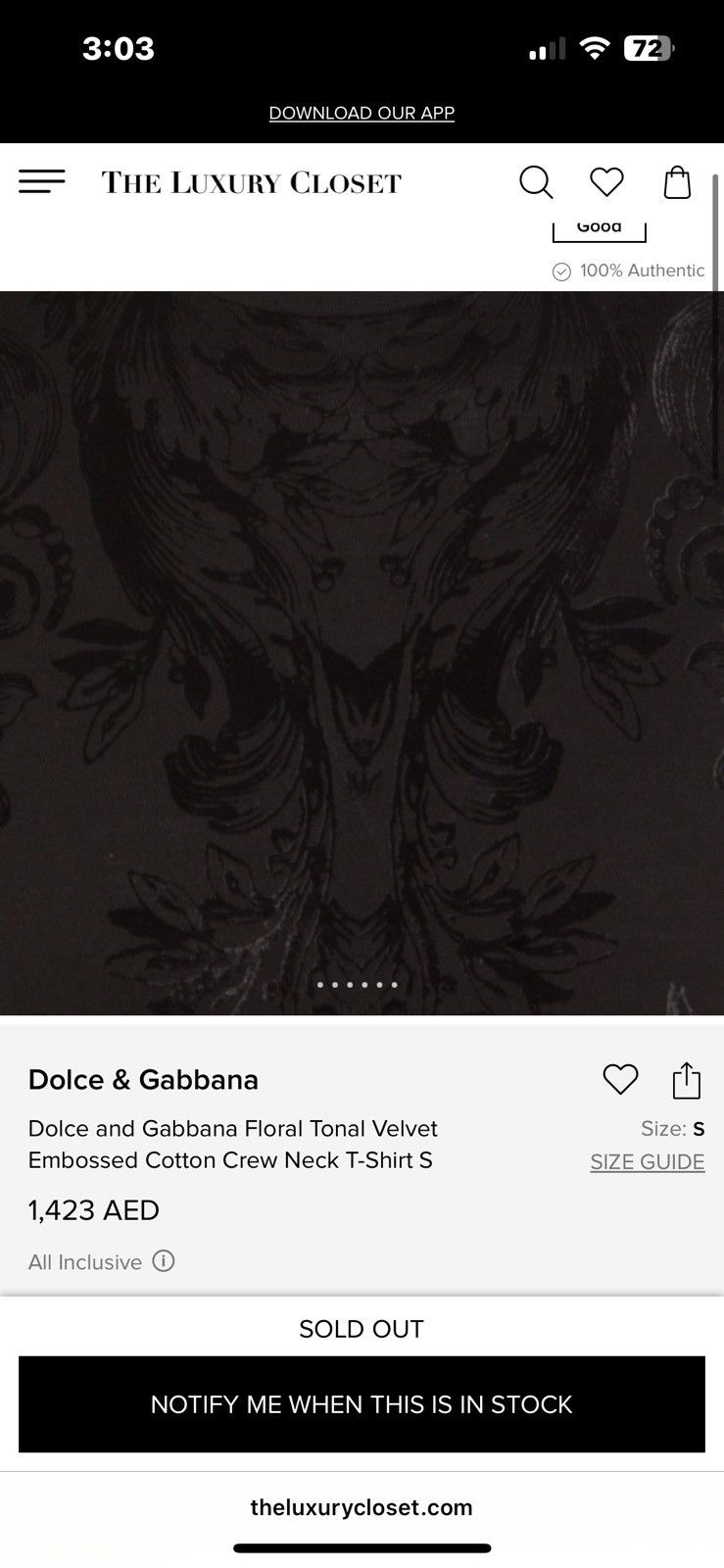 Dolce & Gabbana DOLCE & GABANNA designer tee shirt Size US M / EU 48-50 / 2 - 5 Thumbnail