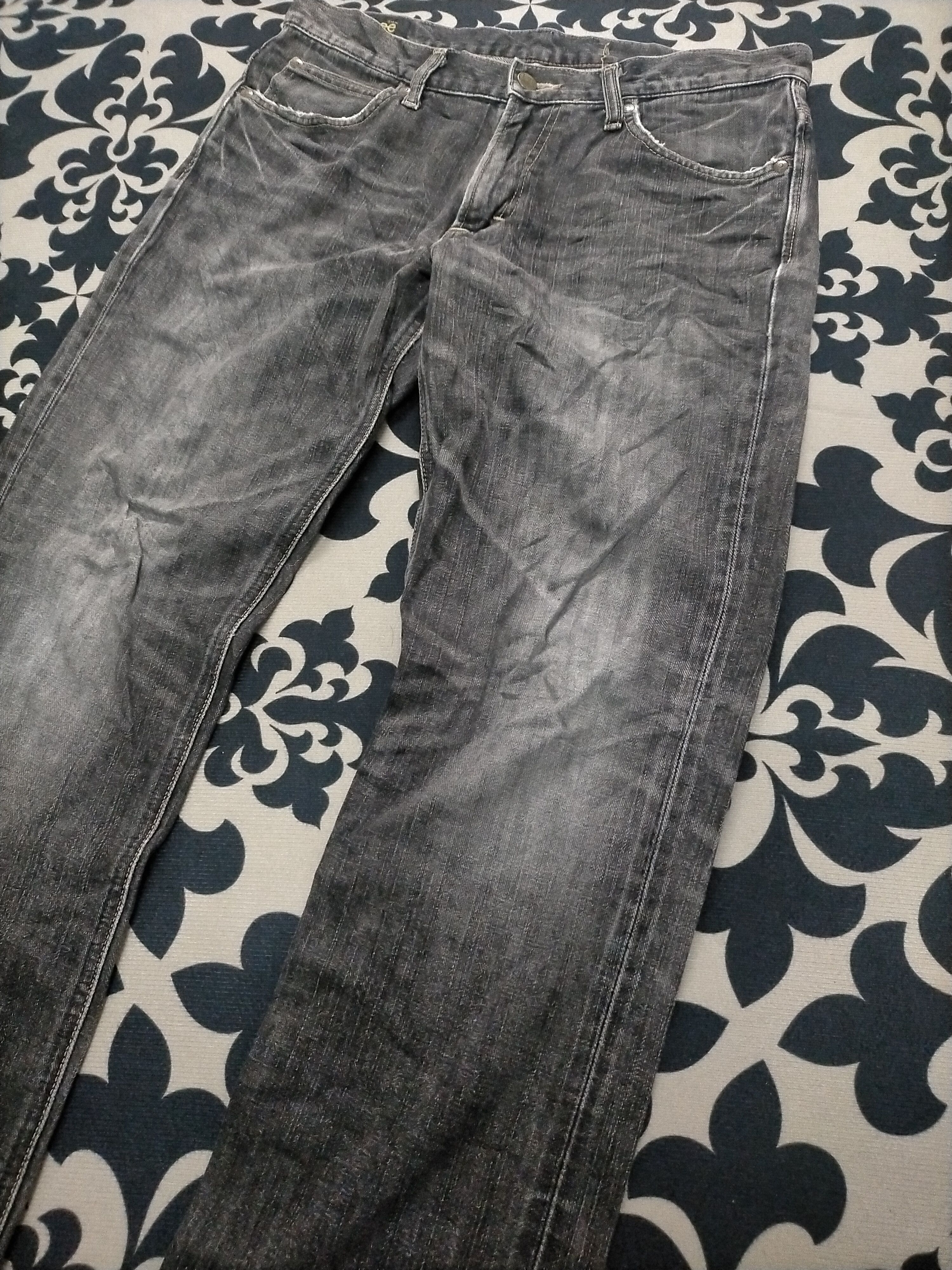 Lee × Vintage 🔥 Vintage Lee Riders Mudwash Distressed Jeans Size US 32 / EU 48 - 4 Thumbnail