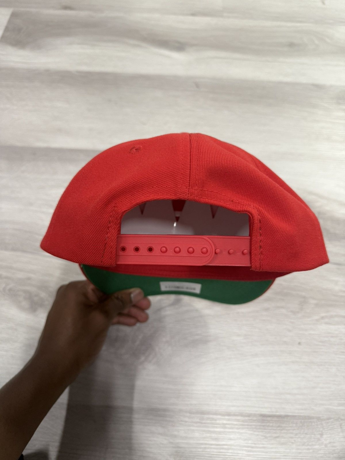 Eric Emanuel Eric Emanuel EE 6-Panel Structured Snapback Red Size ONE SIZE - 3 Thumbnail