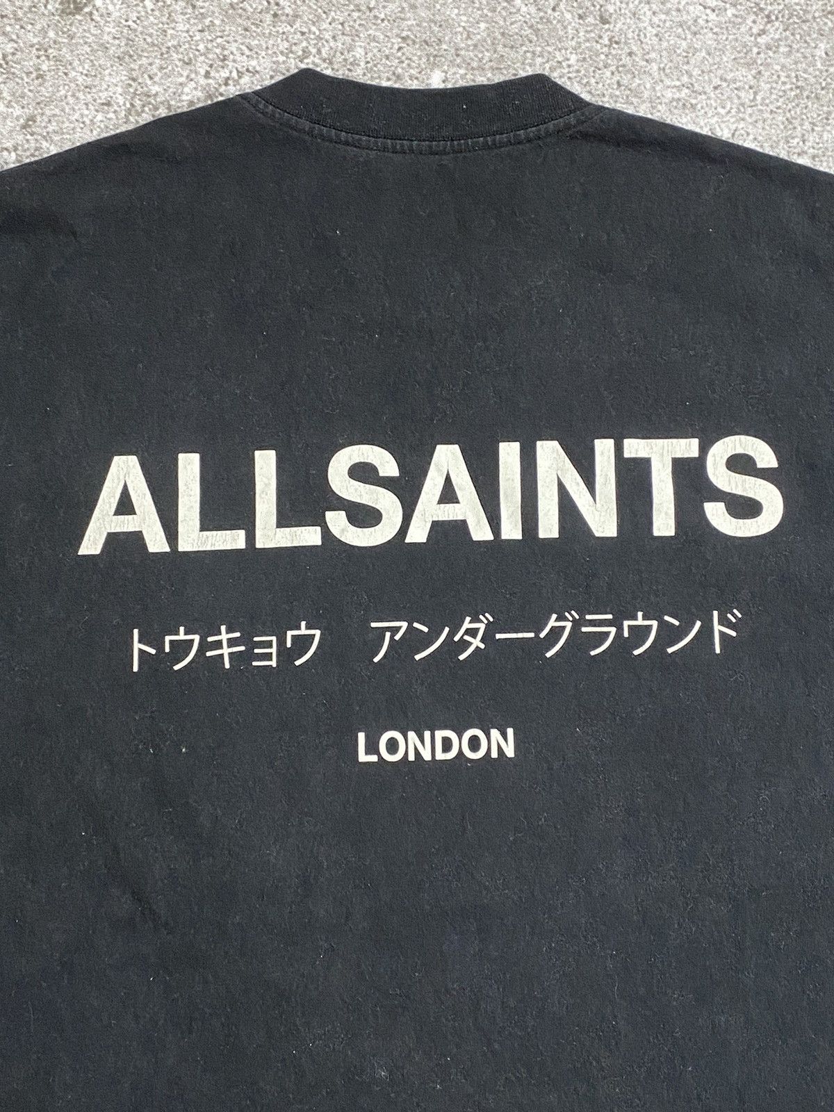 Allsaints Underground Oversized Crew Neck T-Shirt Size US L / EU 52-54 / 3 - 3 Thumbnail