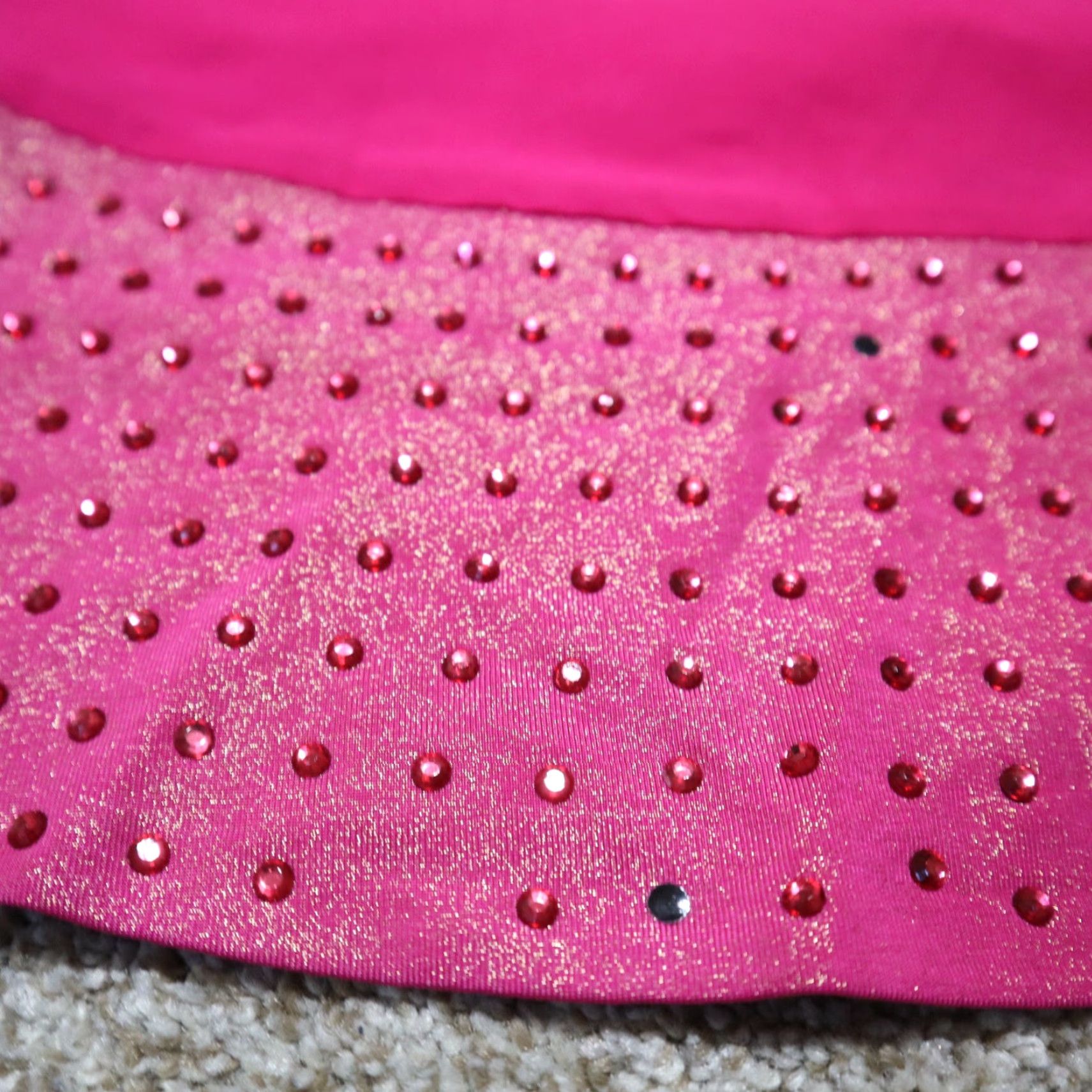 Vintage Jiji Shirt Women 3X Pink Gem Bling V-Neck Short Sleeve Top 3X Pink Womens 90s? Size XXL / US 16-18 / IT 52-54 - 5 Thumbnail