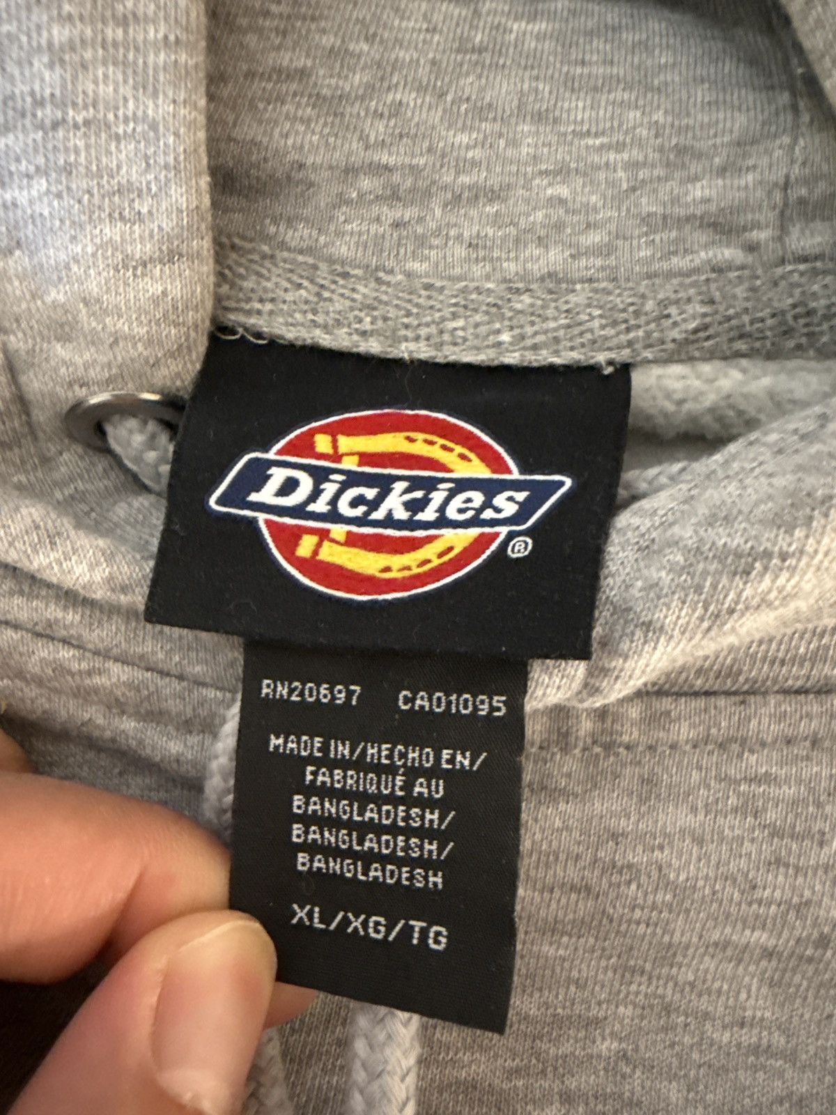 Dickies Dickies Heather Gray Hoodie Size US XL / EU 56 / 4 - 3 Thumbnail