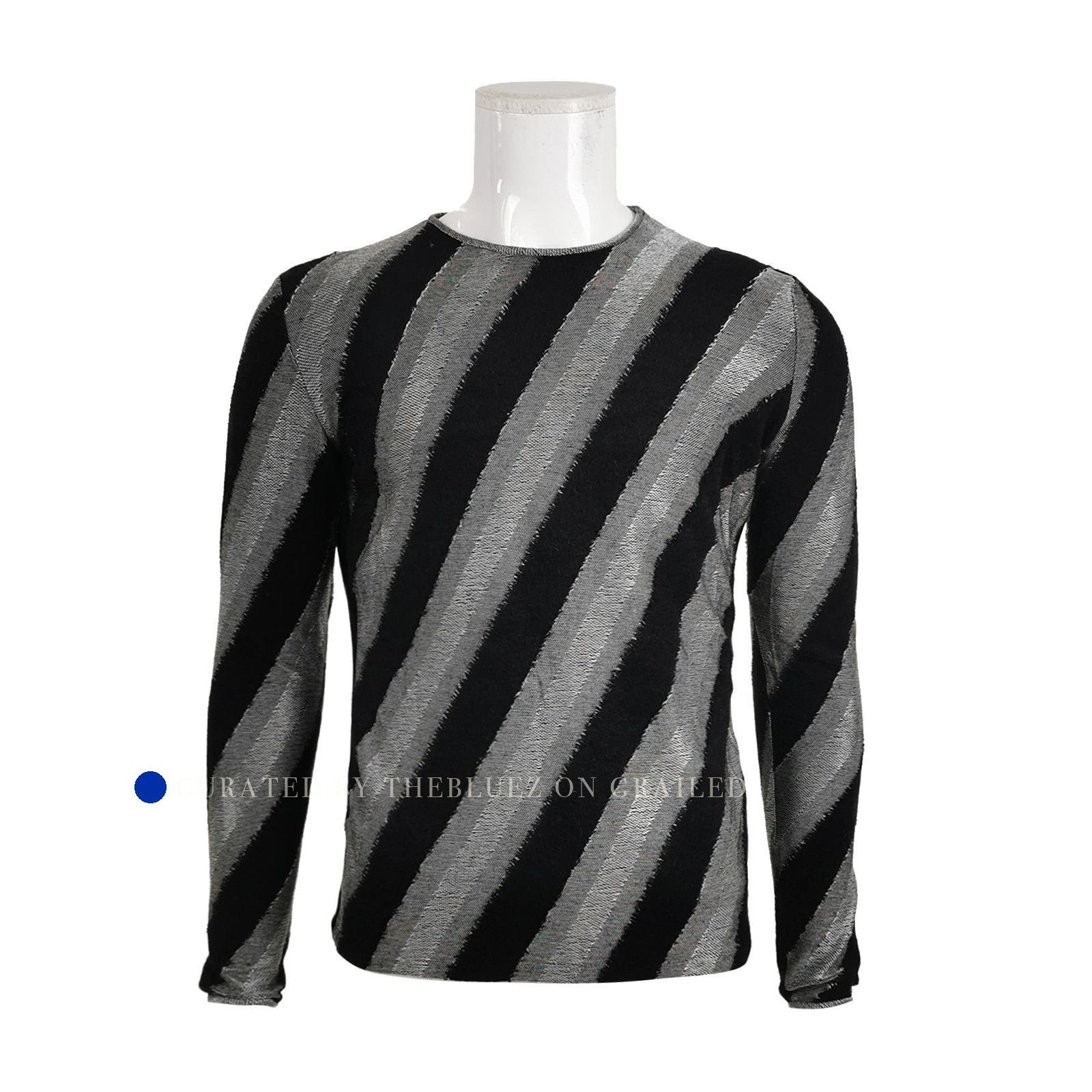 Giorgio Armani Multi Striped Knit Sweater Size S Size US S / EU 44-46 / 1 - 1 Thumbnail