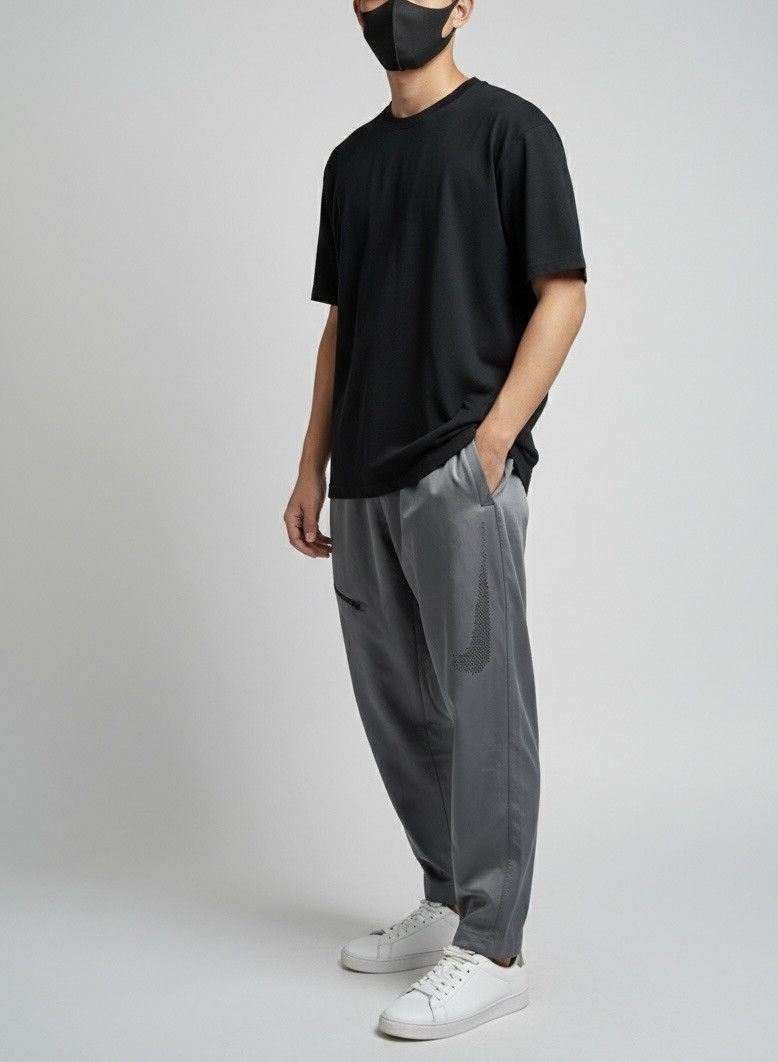VINTAGE NIKE 90S BAGGY SWEATPANTS SWOOSH TRACK PANTS Y2K
