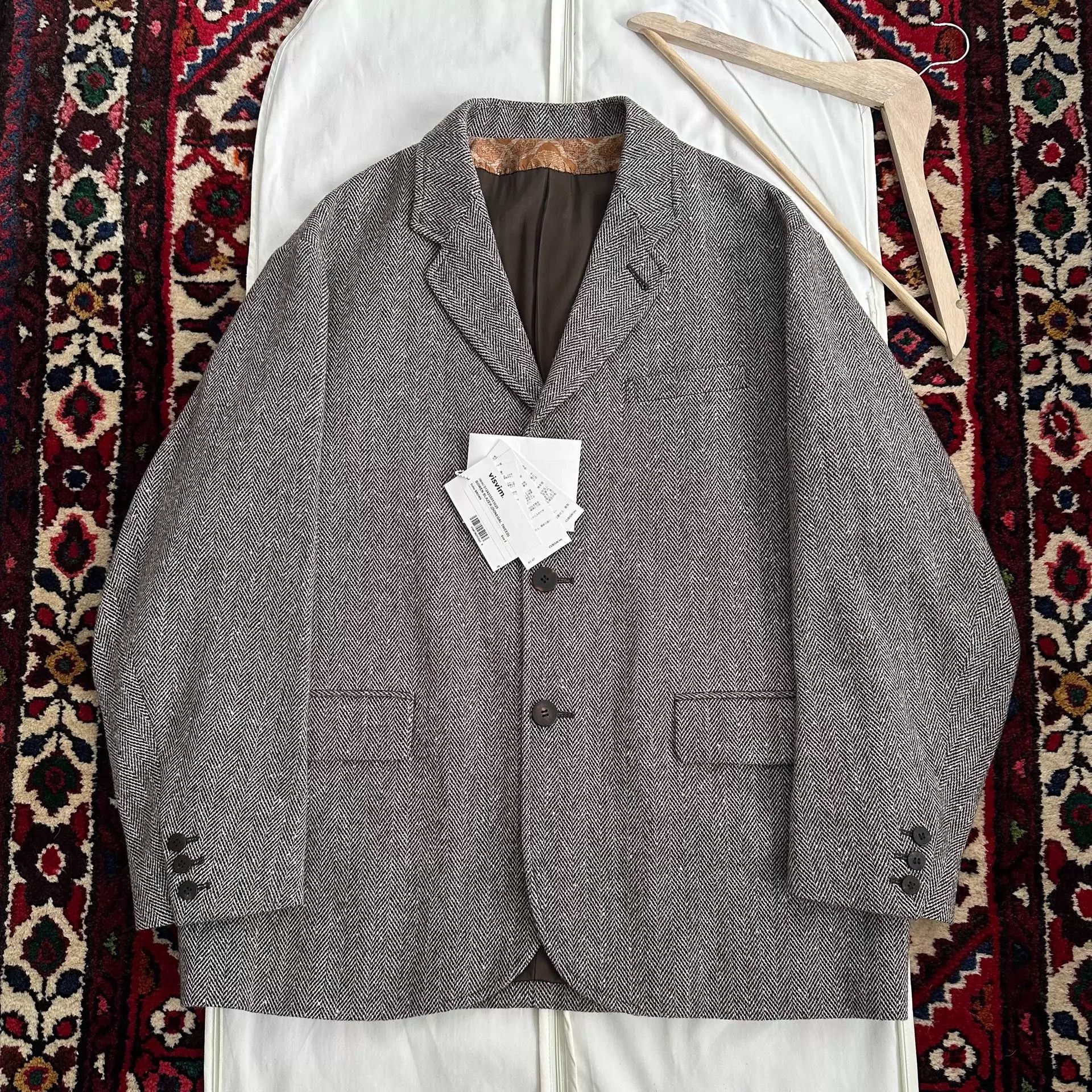 Visvim VISVIM 24AW BOWEN BLAZER Size 2 DONEGAL TWEED Silk-Wool Size US M / EU 48-50 / 2 - 1 Thumbnail