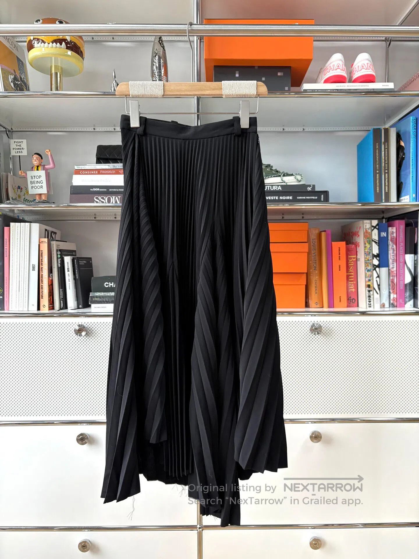 Balenciaga Balenciaga Asymmetric Cut Oversized Pleated Hem Midi Skirt Size 24" / US 00 / IT 34 - 1 Thumbnail