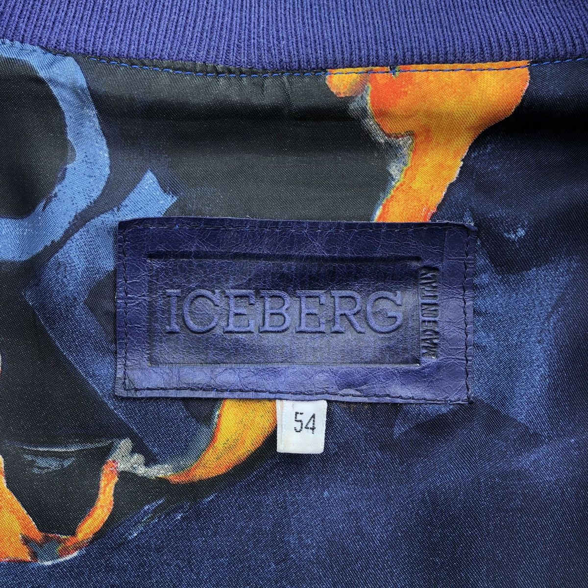 Iceberg Vintage ICEBERG Bomber Jacket Made In Italy Size US XL / EU 56 / 4 - 18 Thumbnail