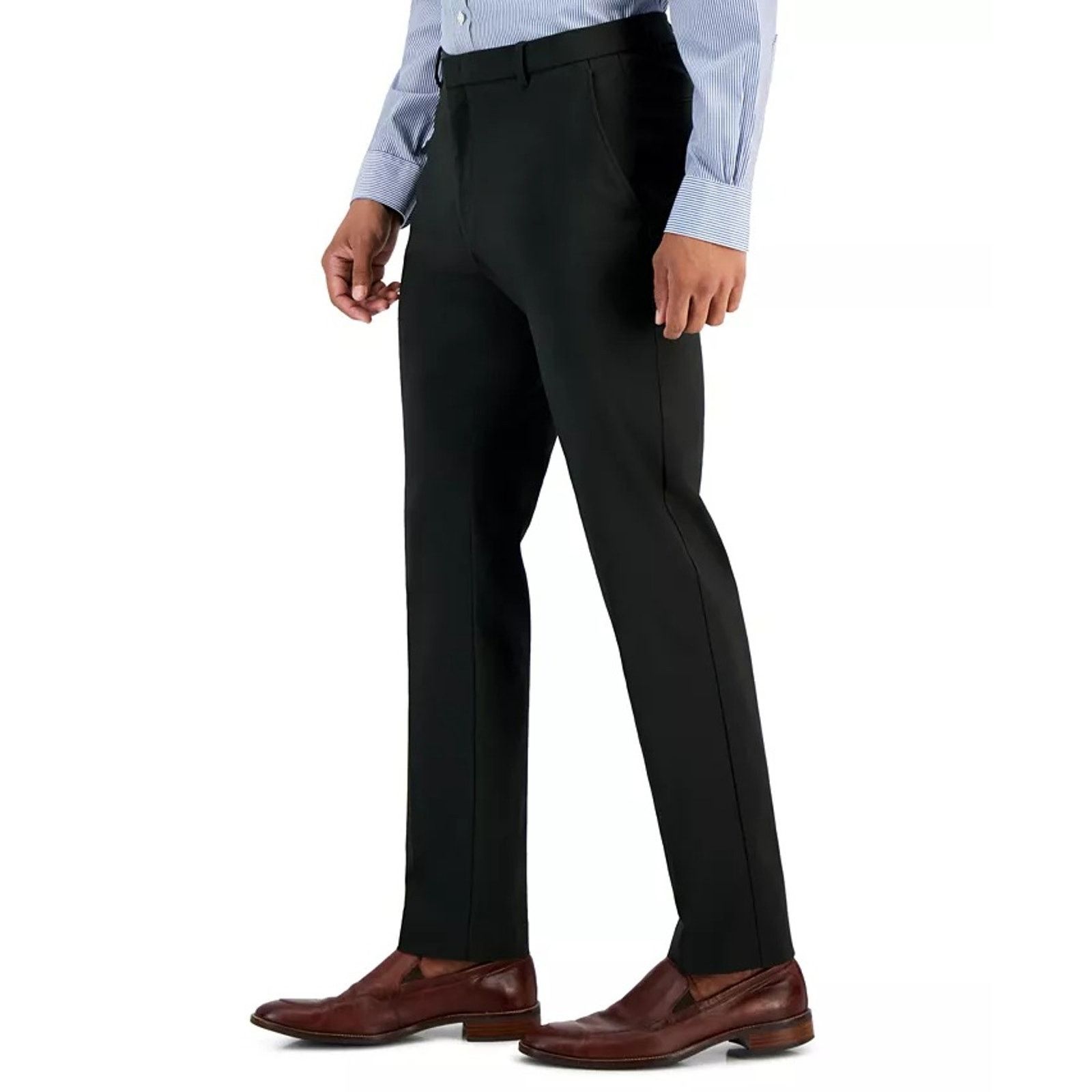 Tommy Hilfiger Men's Dark Olive Stretch Dress Pants 33x32