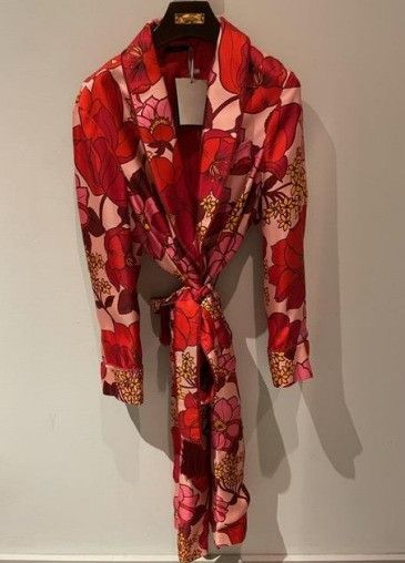 Tom Ford o1w1db10824 Floral Print Robe in Multicolor Size US M / EU 48-50 / 2 - 1 Preview