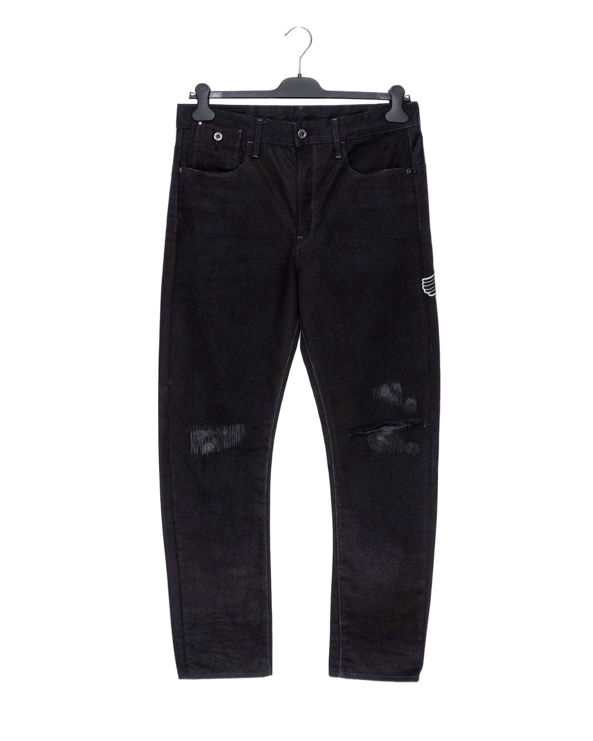 image of G Star Raw G-Star Raw Occopatch Ocean Pharrell Type 3D Slim Pant Jeans in Black, Men's (Size 33)