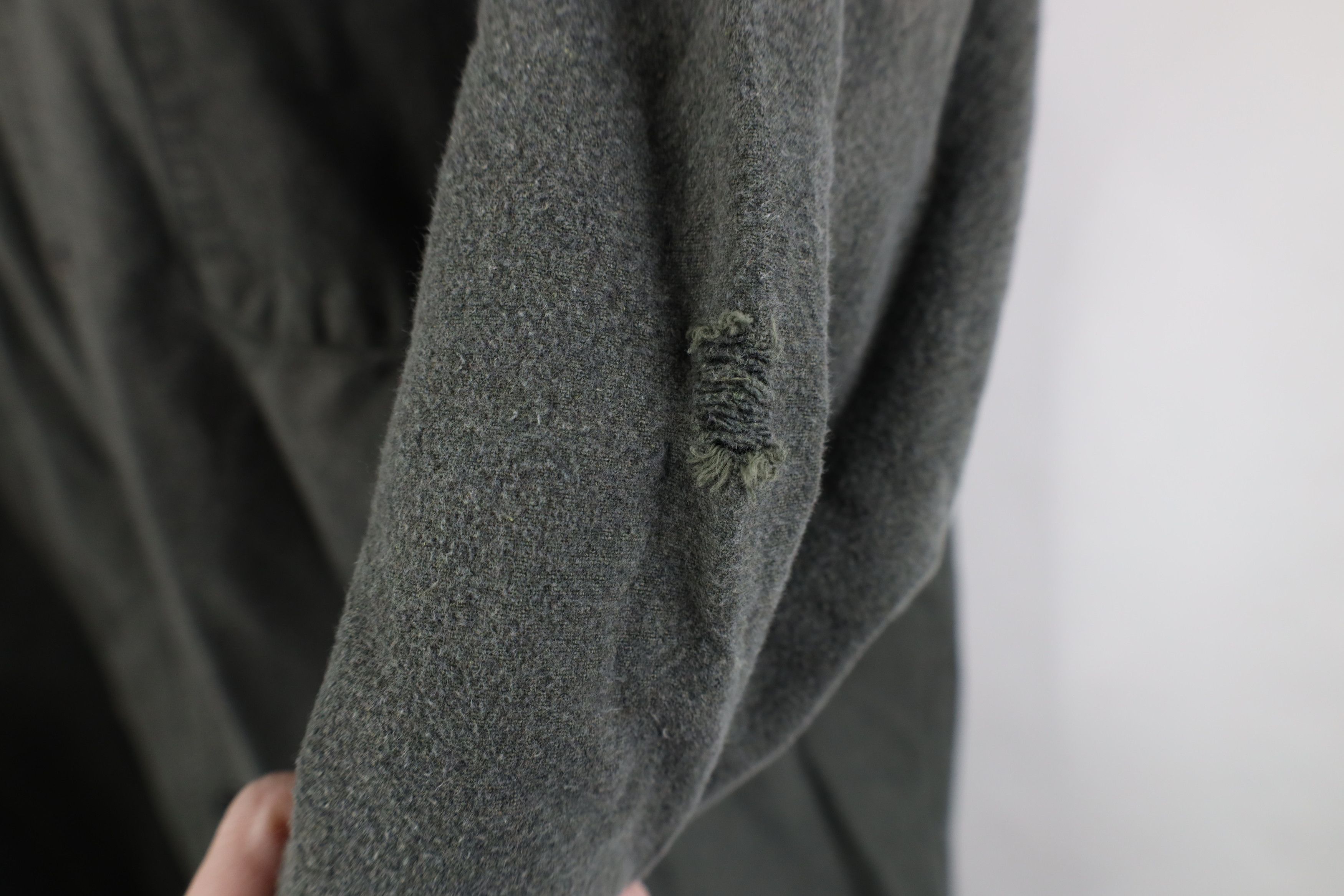 Lands' End Vintage 90s Lands End Chamois Cloth Button Down Shirt Green Size US L / EU 52-54 / 3 - 9 Thumbnail