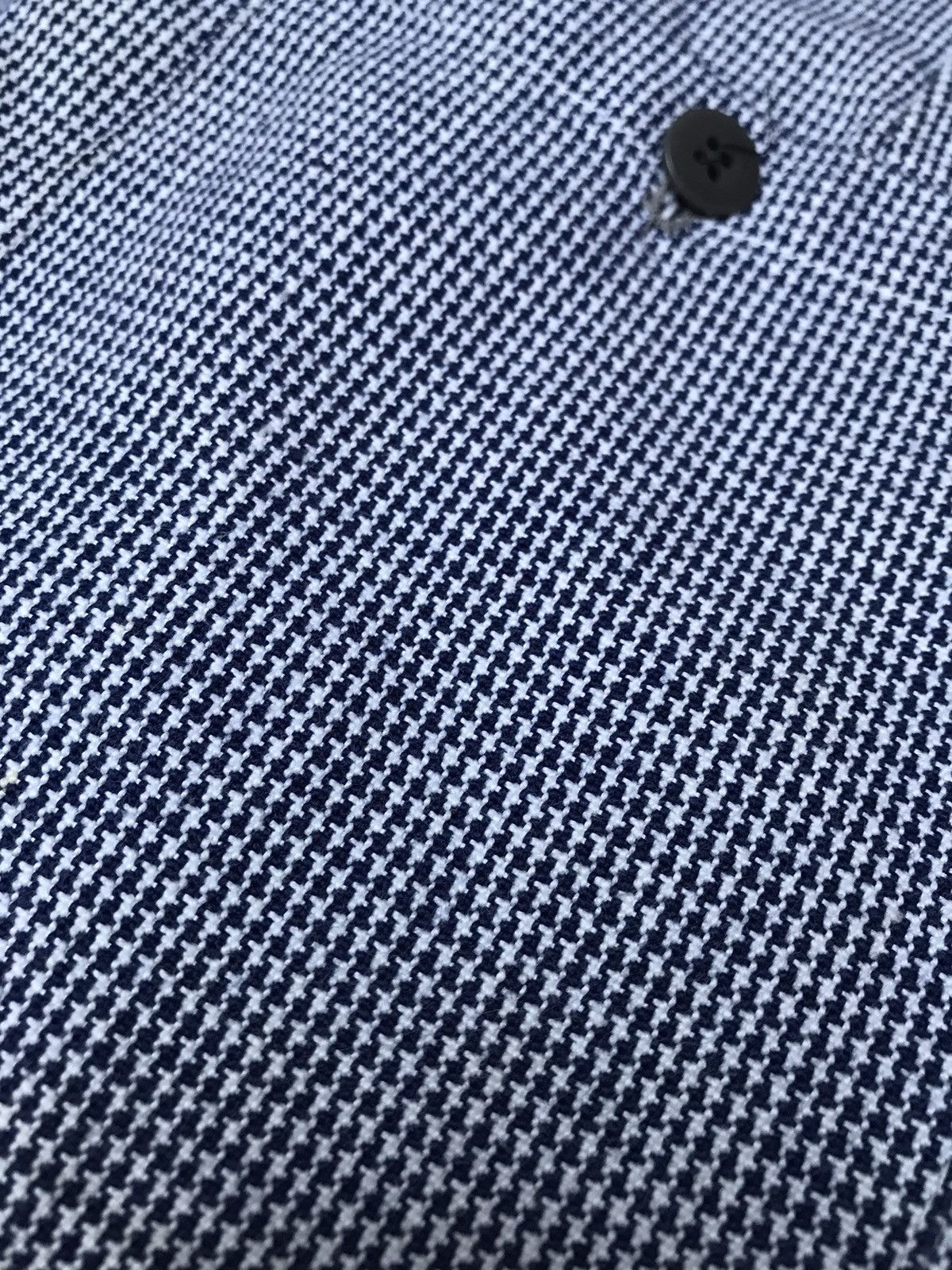 Self Edge SELVEDGE VINTAGE WOVEN HOUNDSTOOTH FABRIC CHORE PANTS Size US 30 / EU 46 - 8 Thumbnail