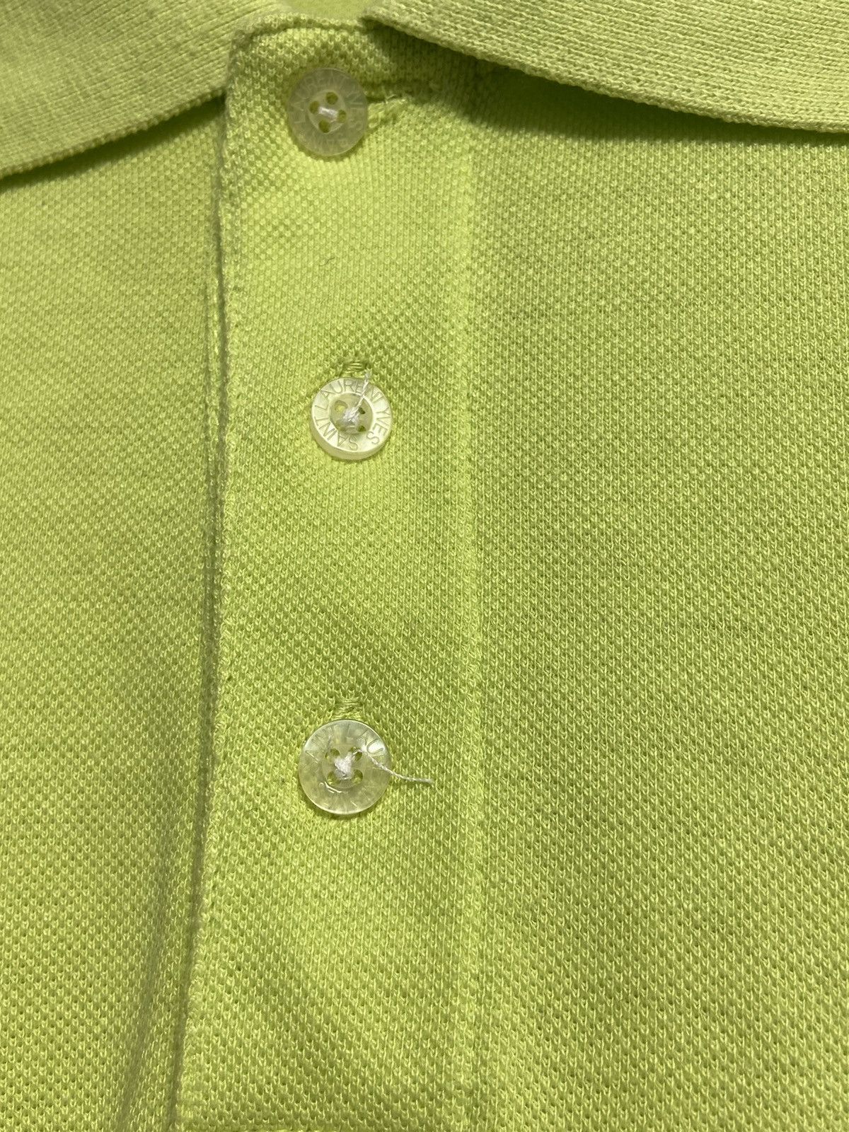 Yves Saint Laurent Yves Saint Laurent YSL Lime green logo polo Size US XL / EU 56 / 4 - 8 Thumbnail