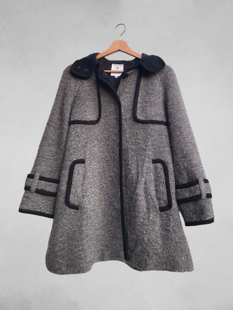 Lanvin Lanvin en Bleu Mohair Coat Size XS / US 0-2 / IT 36-38 - 1 Thumbnail