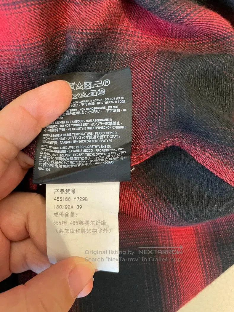 Saint Laurent Paris Saint Laurent Men's Check Shirt. Size US M / EU 48-50 / 2 - 7 Thumbnail