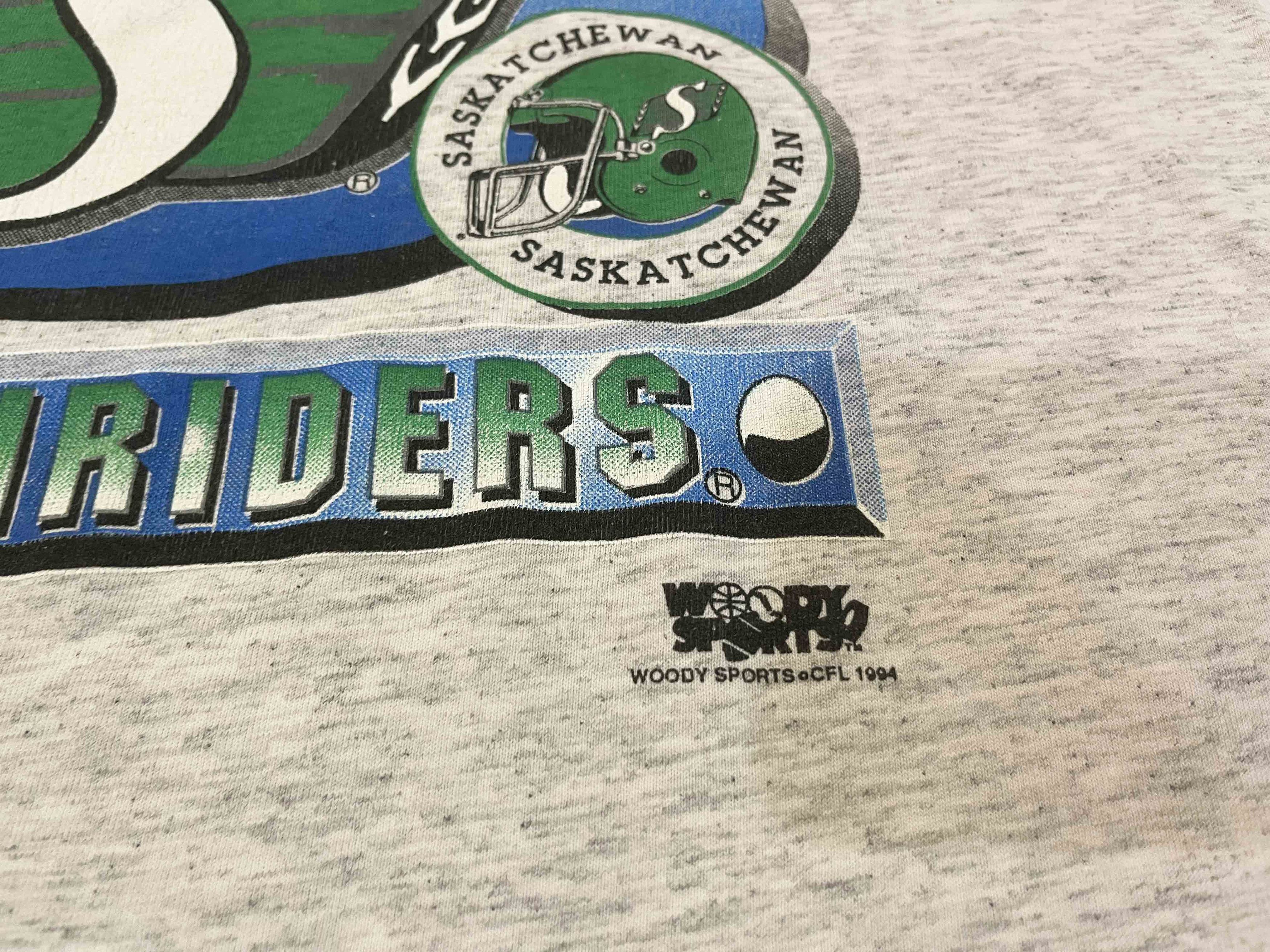 Vintage Vintage Woody Sports CFL Saskatchewan Roughriders T-Shirt Size US L / EU 52-54 / 3 - 5 Thumbnail