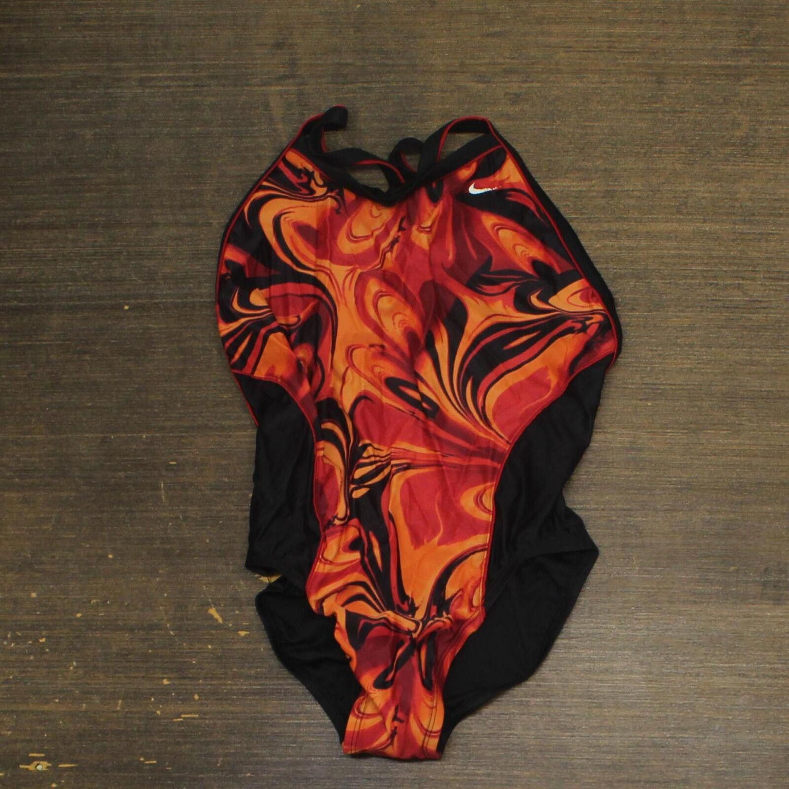 Nike Nike Back One Piece Swimsuit 16790f35feaae4 Black Red 6 Size ONE SIZE - 1 Thumbnail