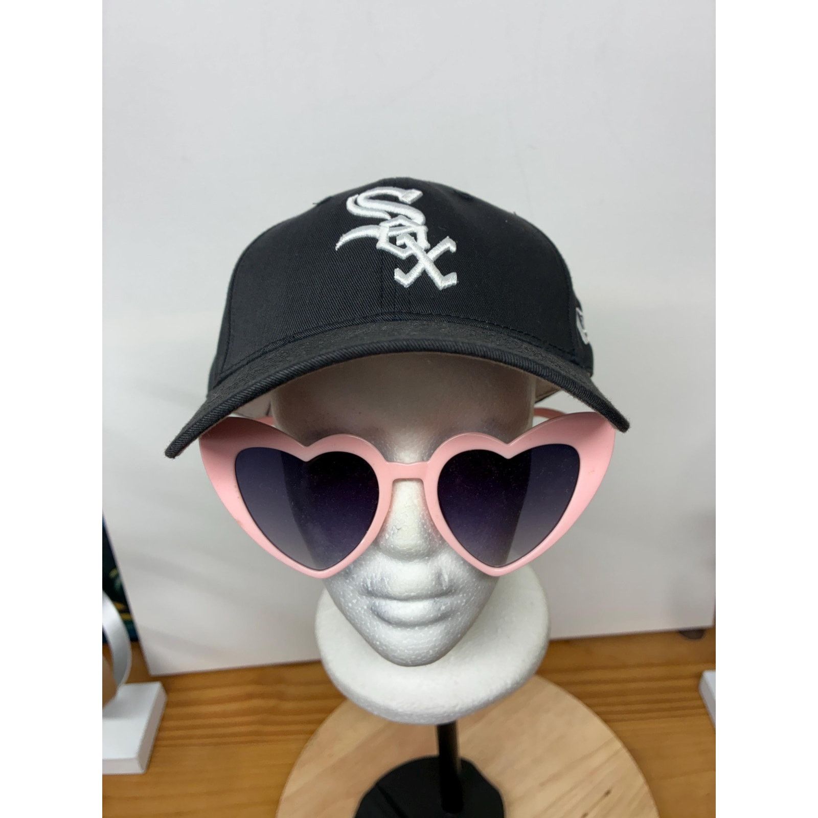 New Era Vintage Chicago White Sox New Era Strapback Hat Black MLB Size ONE SIZE - 1 Thumbnail