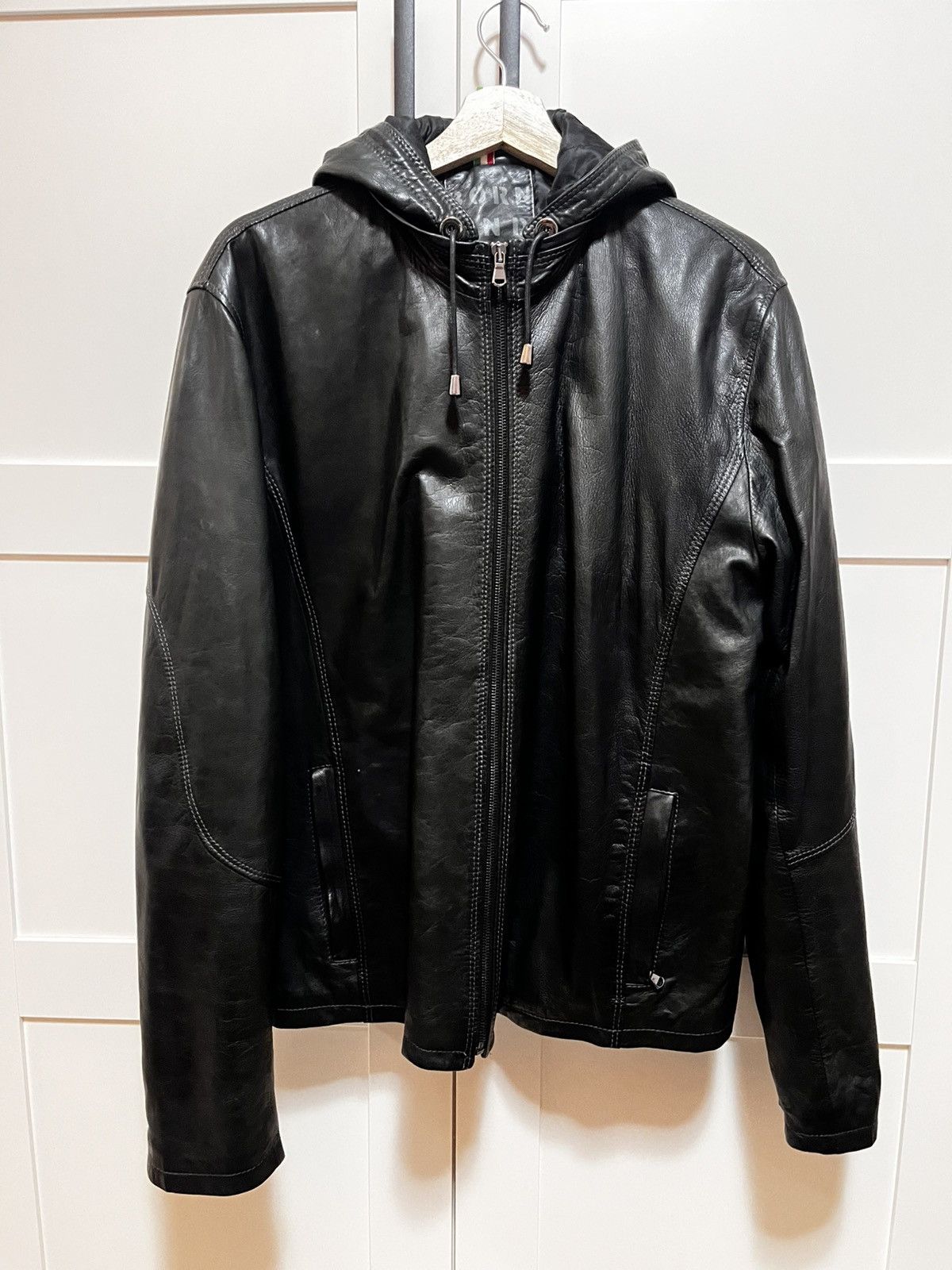 Vera Pelle Vera Pelle Vintage Leather Jacket Size US L / EU 52-54 / 3 - 1 Thumbnail