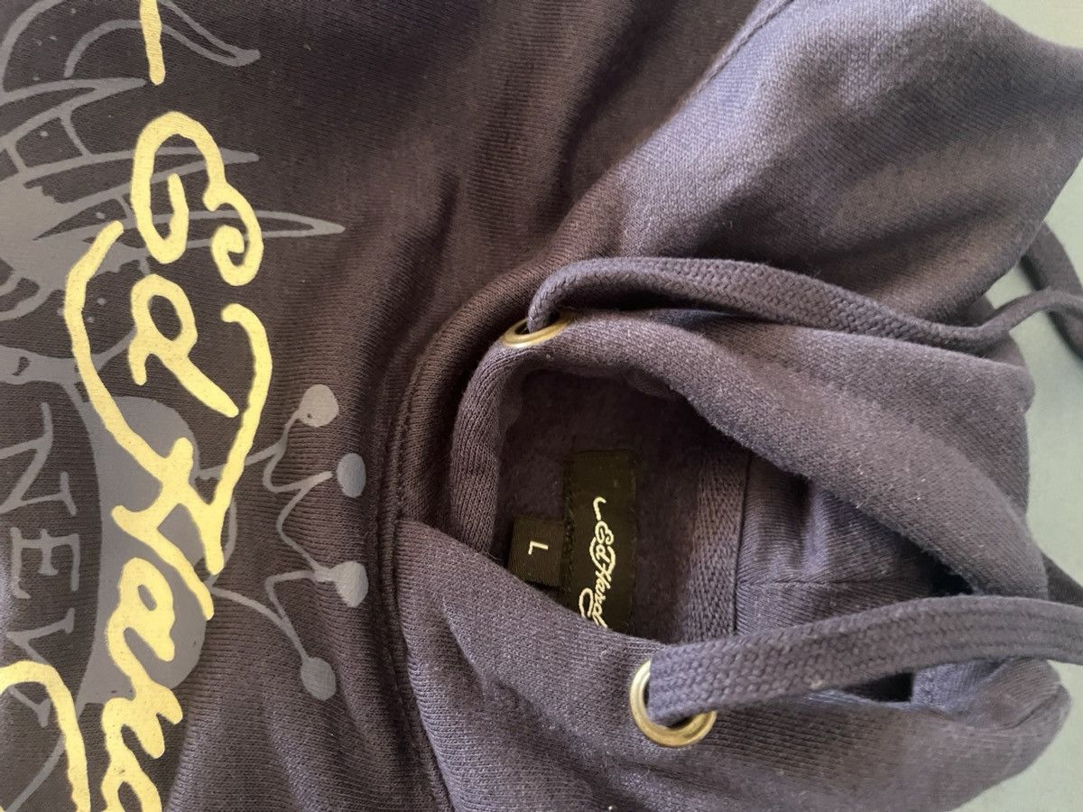 Ed Hardy CROPPED GAPHIC ED HARDY HOODIE NWT L Size L / US 10 / IT 46 - 4 Thumbnail