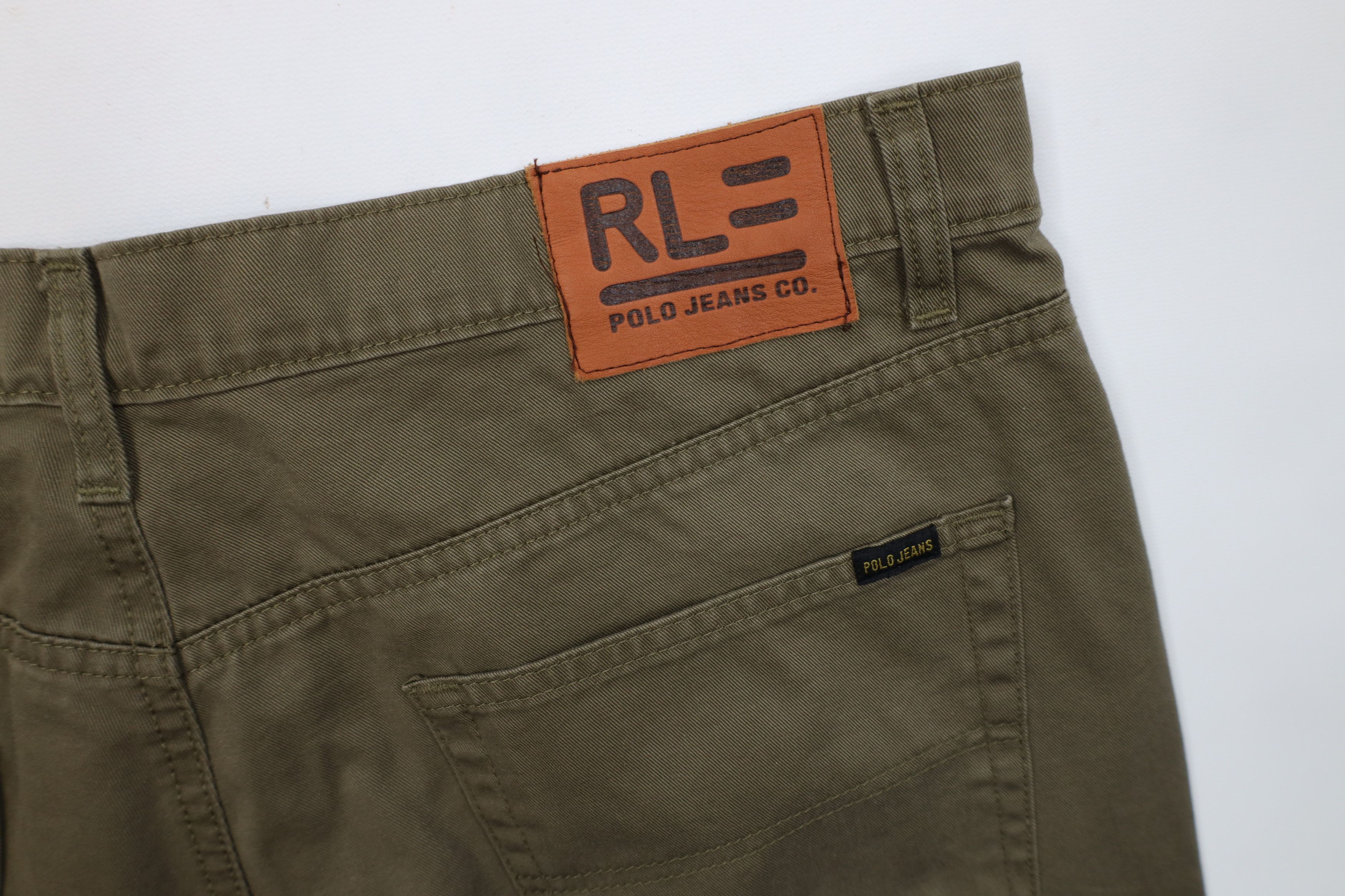 Ralph Lauren Vintage 90s Ralph Lauren Baggy Wide Leg Twill Jeans Size US 36 / EU 52 - 13 Thumbnail
