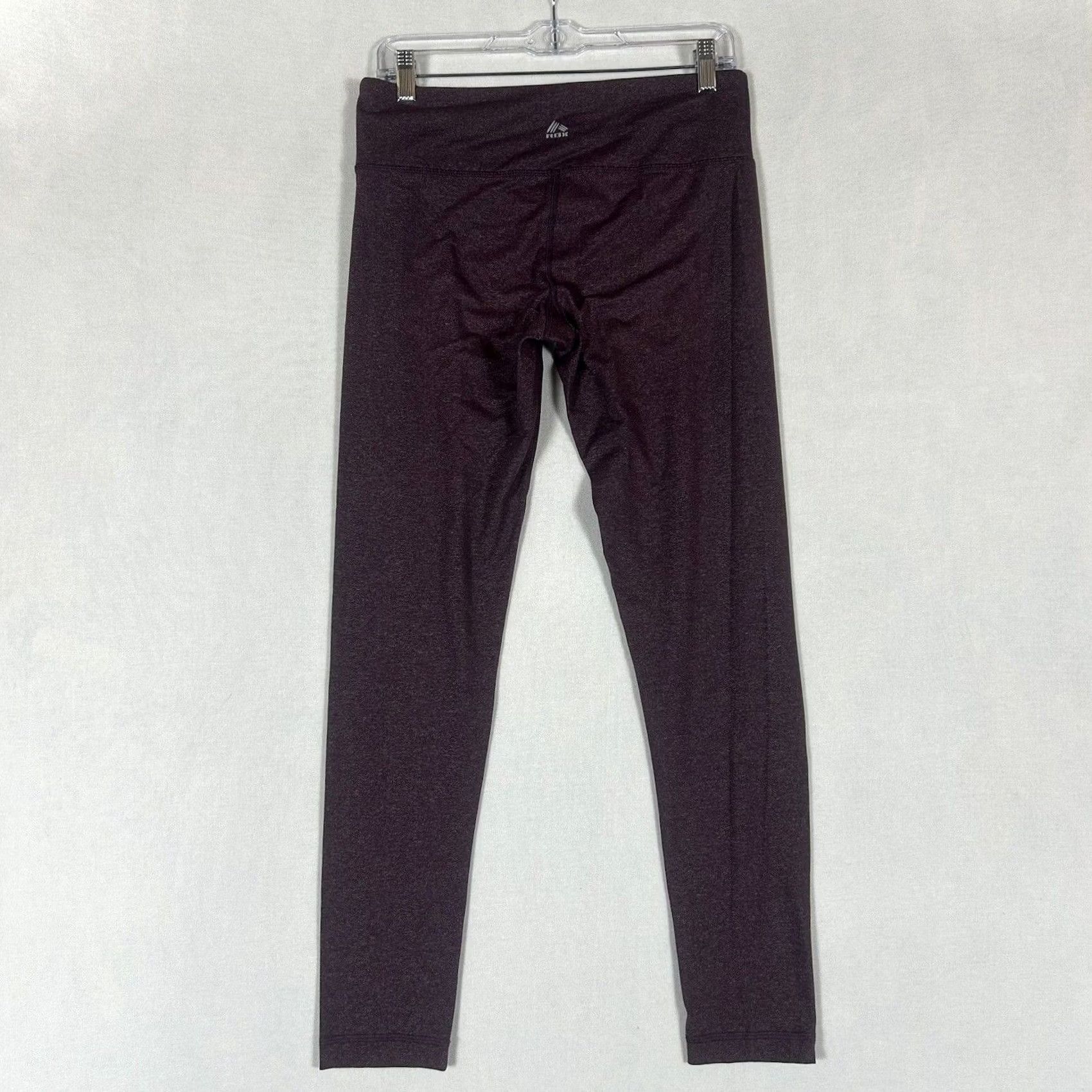Vintage RBX Leggings Size Medium Activewear Stretch Side Pockets Maroon Red Yoga Gym Run Womens M Leggings Size 32" / US 10 / IT 46 - 8 Thumbnail