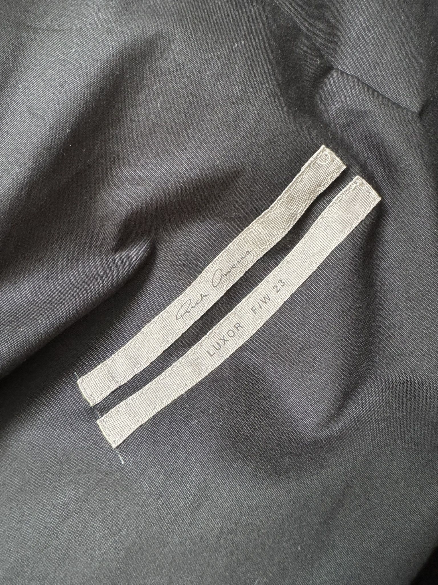 Rick Owens FW23 Cropped Girdered Jacket Size US M / EU 48-50 / 2 - 5 Thumbnail