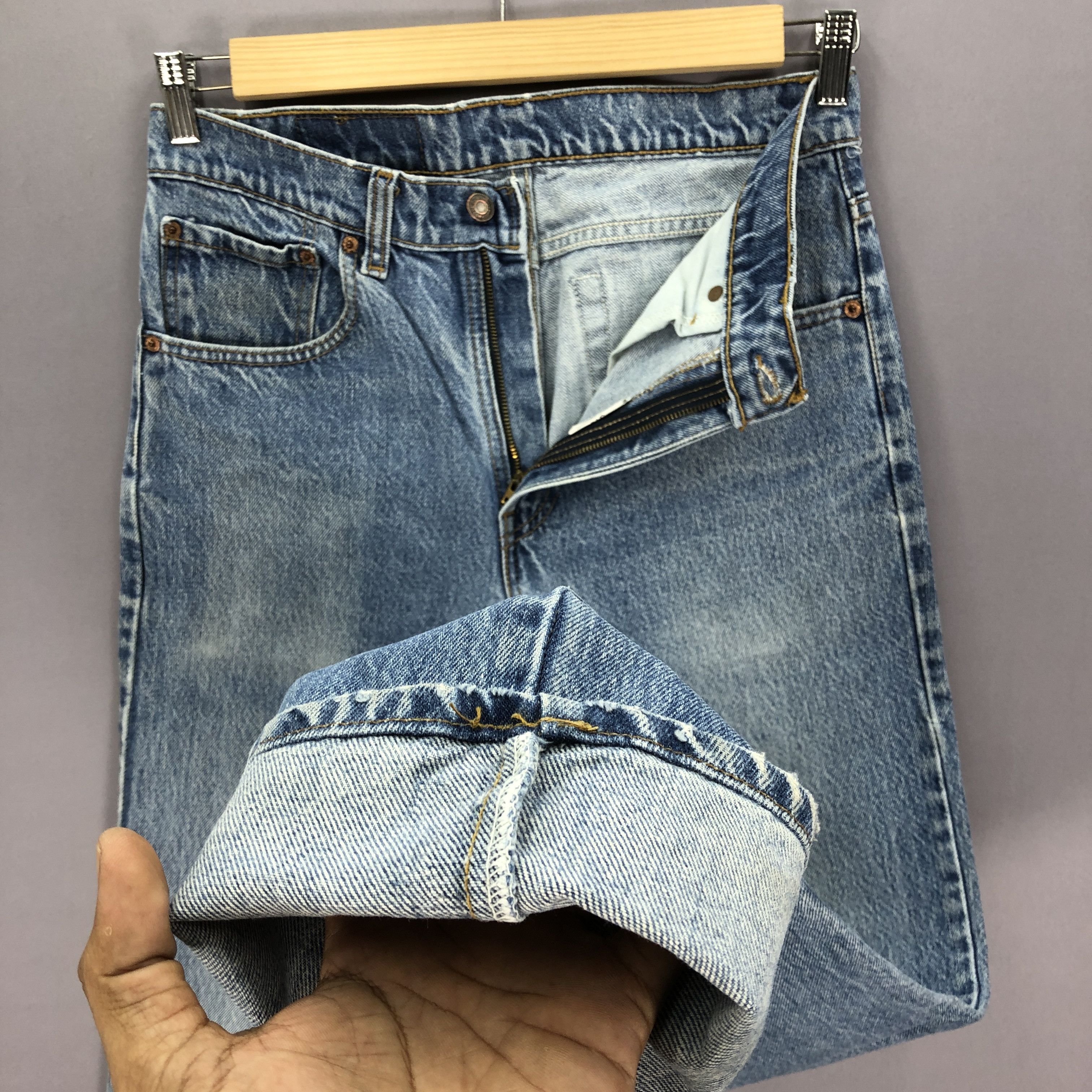 Levi's Vintage Levis Stonewash Jeans Levi's 516 Faded Ripped Denim Size US 30 / EU 46 - 8 Thumbnail