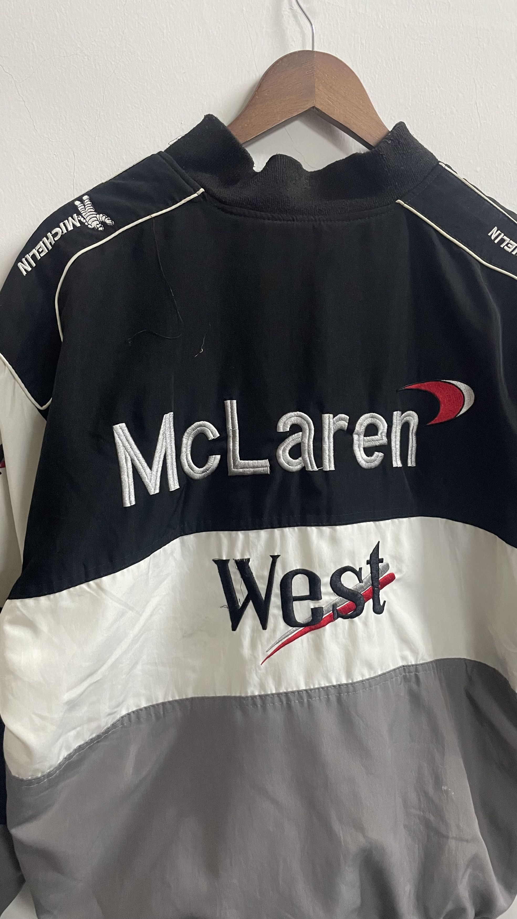 Formula 1 Vintage Mercedes Benz McLaren F1 Racing Promo Jacket 90s Size US XL / EU 56 / 4 - 13 Thumbnail