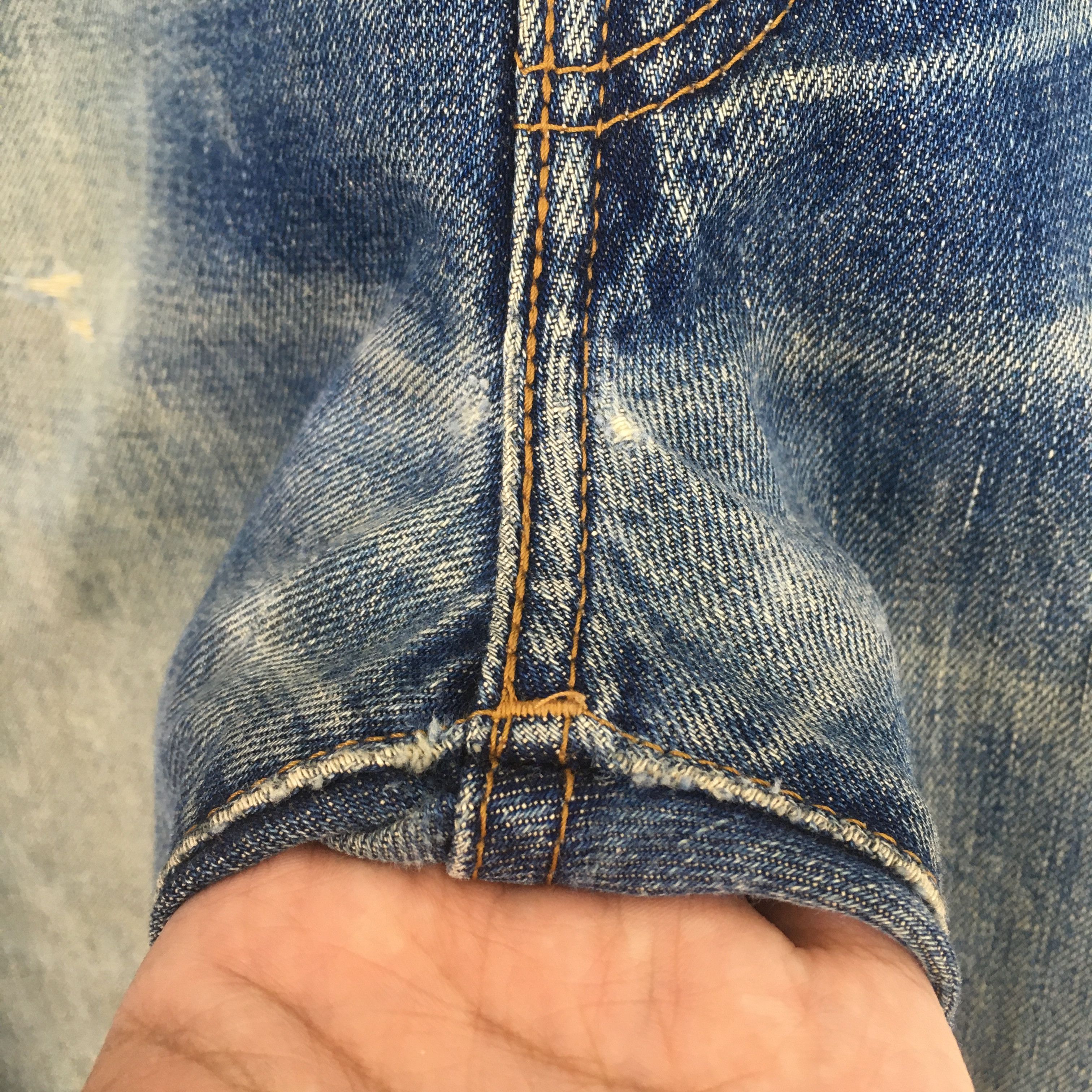 Levi's 32x29.5 Vintage 90s Levis 502 LVC Big E Japan Faded S2038 Size US 32 / EU 48 - 8 Thumbnail