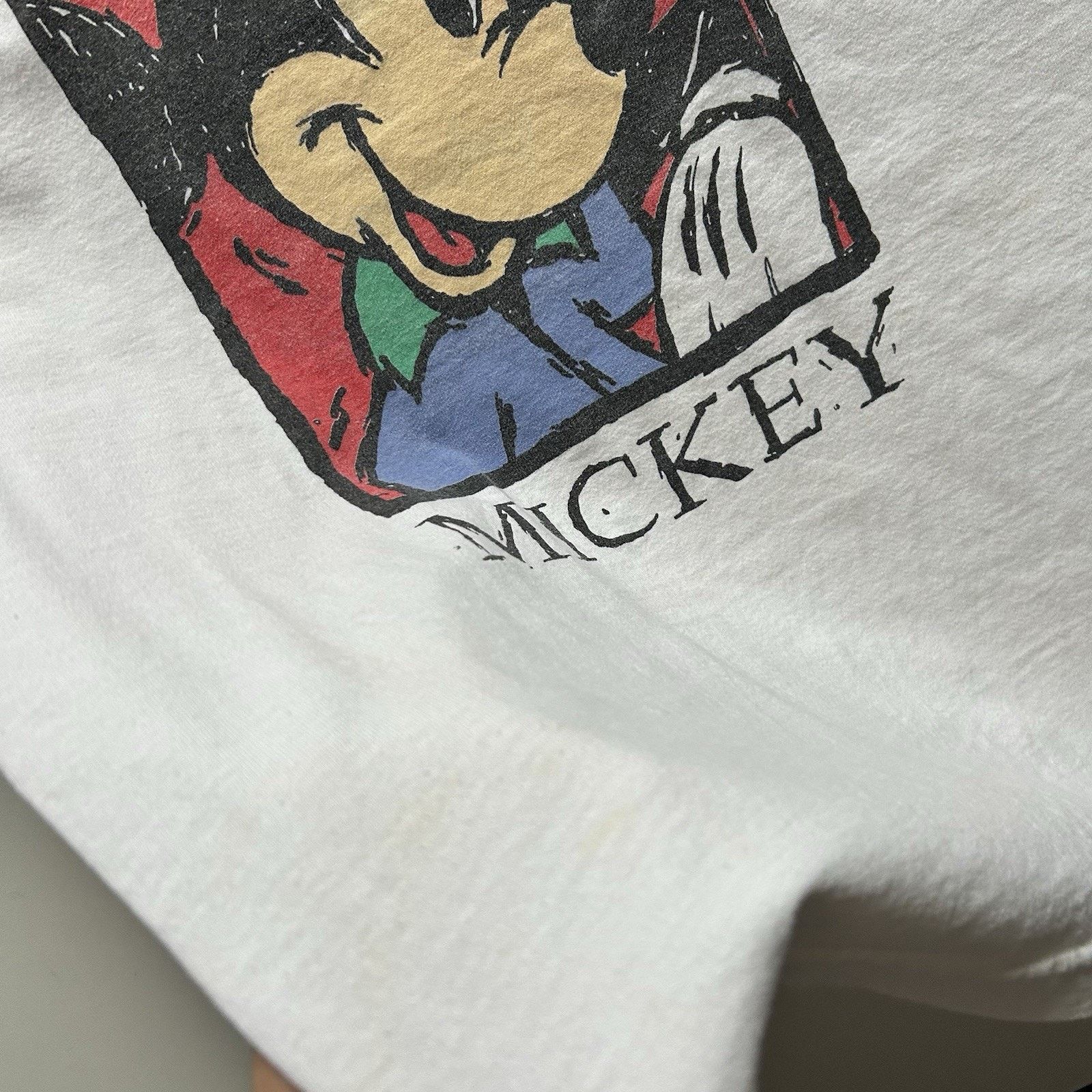 Disney Vintage Mickey Mouse Disney Tank Top Shirt White Small Rare Size US S / EU 44-46 / 1 - 6 Thumbnail