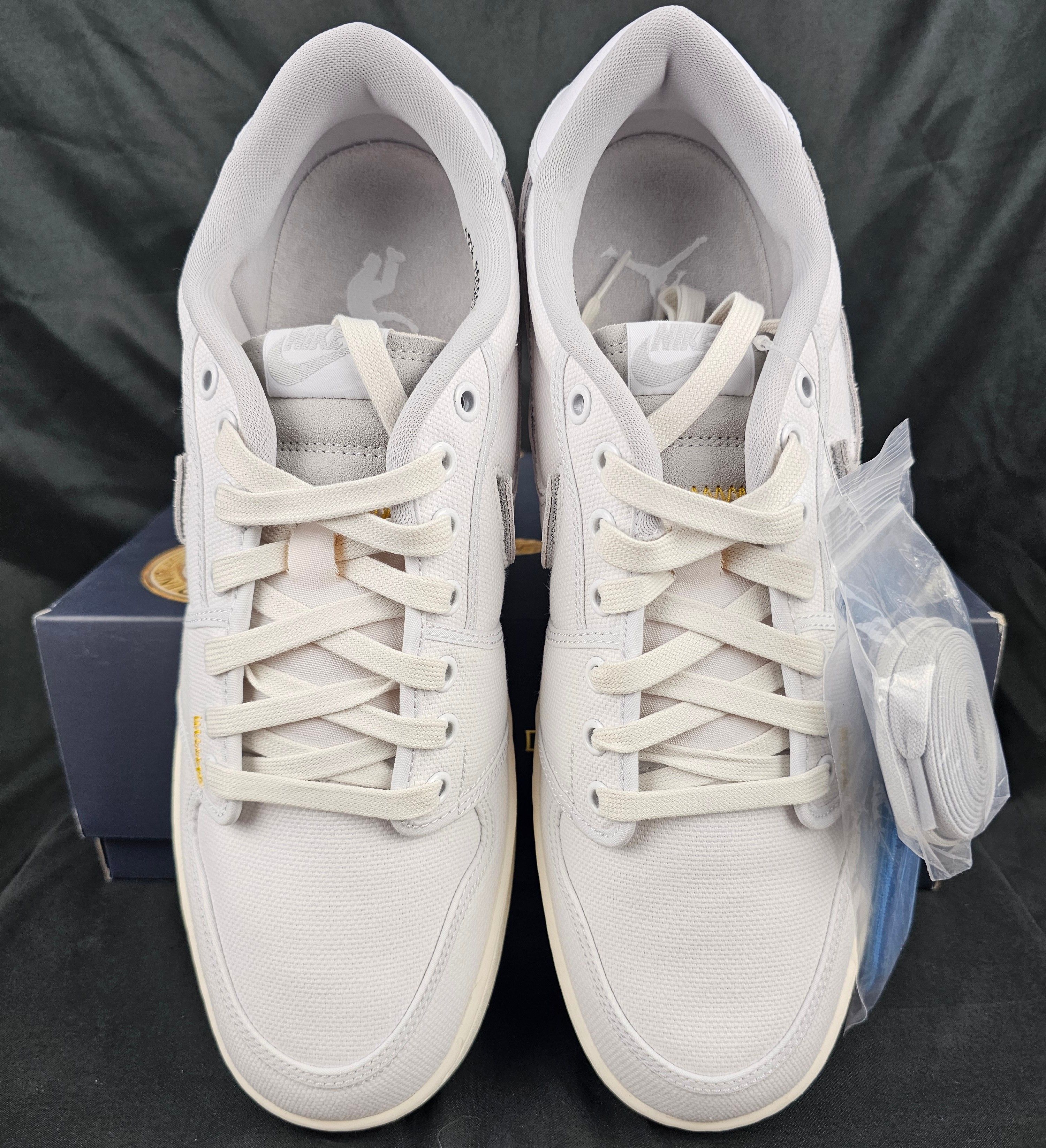 Jordan Brand Nike Air Jordan 1 Low AJKO x Union LA White Neutral Grey Size US 12.5 / EU 45-46 - 4 Thumbnail