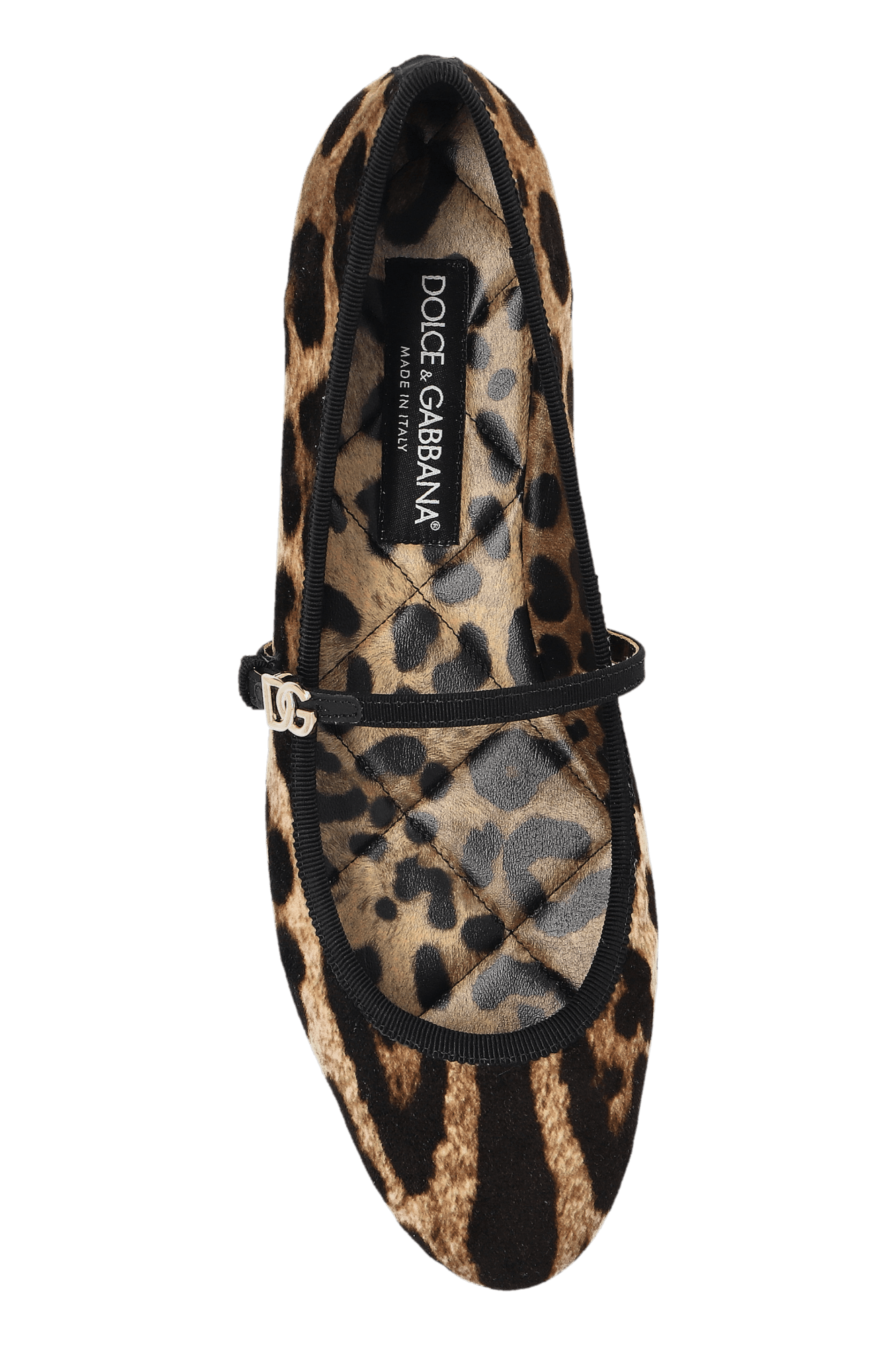 Dolce & Gabbana o1s22i1n0225 Leopard Print Ballerinas in Multicolor Size US 7 / IT 37 - 6 Thumbnail
