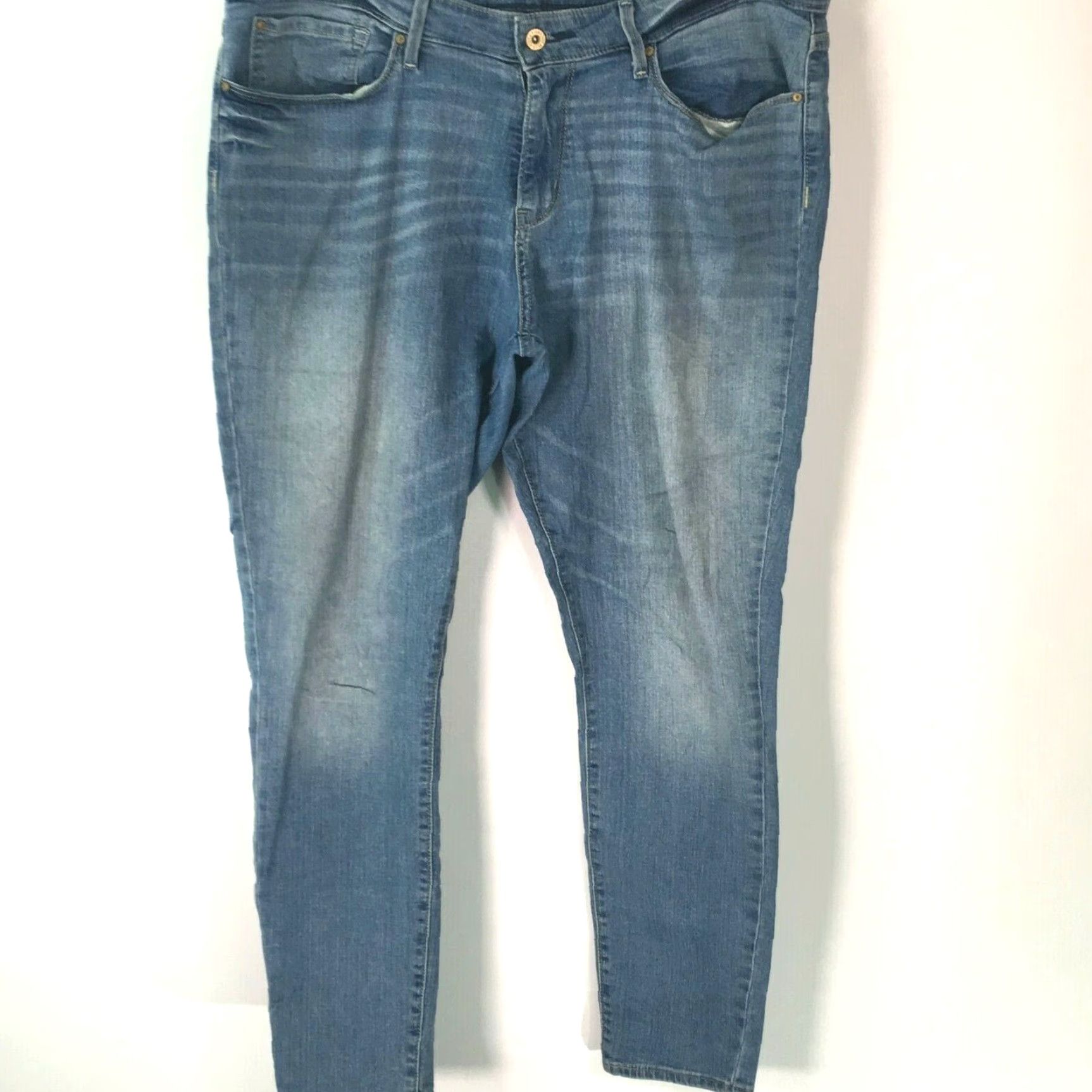 CO Signature By Levi Strauss & Co Womens Modern Skinny Blue Denim Jeans Size 33X32 Size 24" / US 00 / IT 34 - 2 Thumbnail