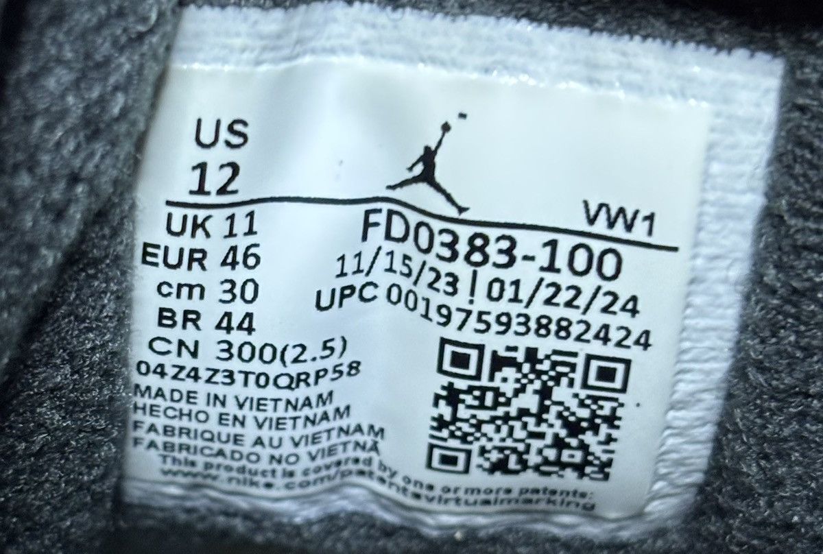 Jordan Brand Jordan 2/3 White Black 2024 Size 12 Size US 12 / EU 45 - 6 Thumbnail