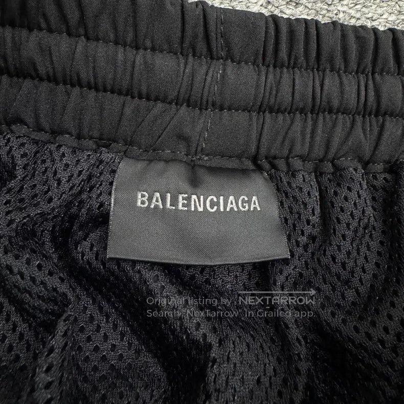 Balenciaga Balenciaga size XS Embroidered striped distressed long pan Size US 27 - 2 Thumbnail