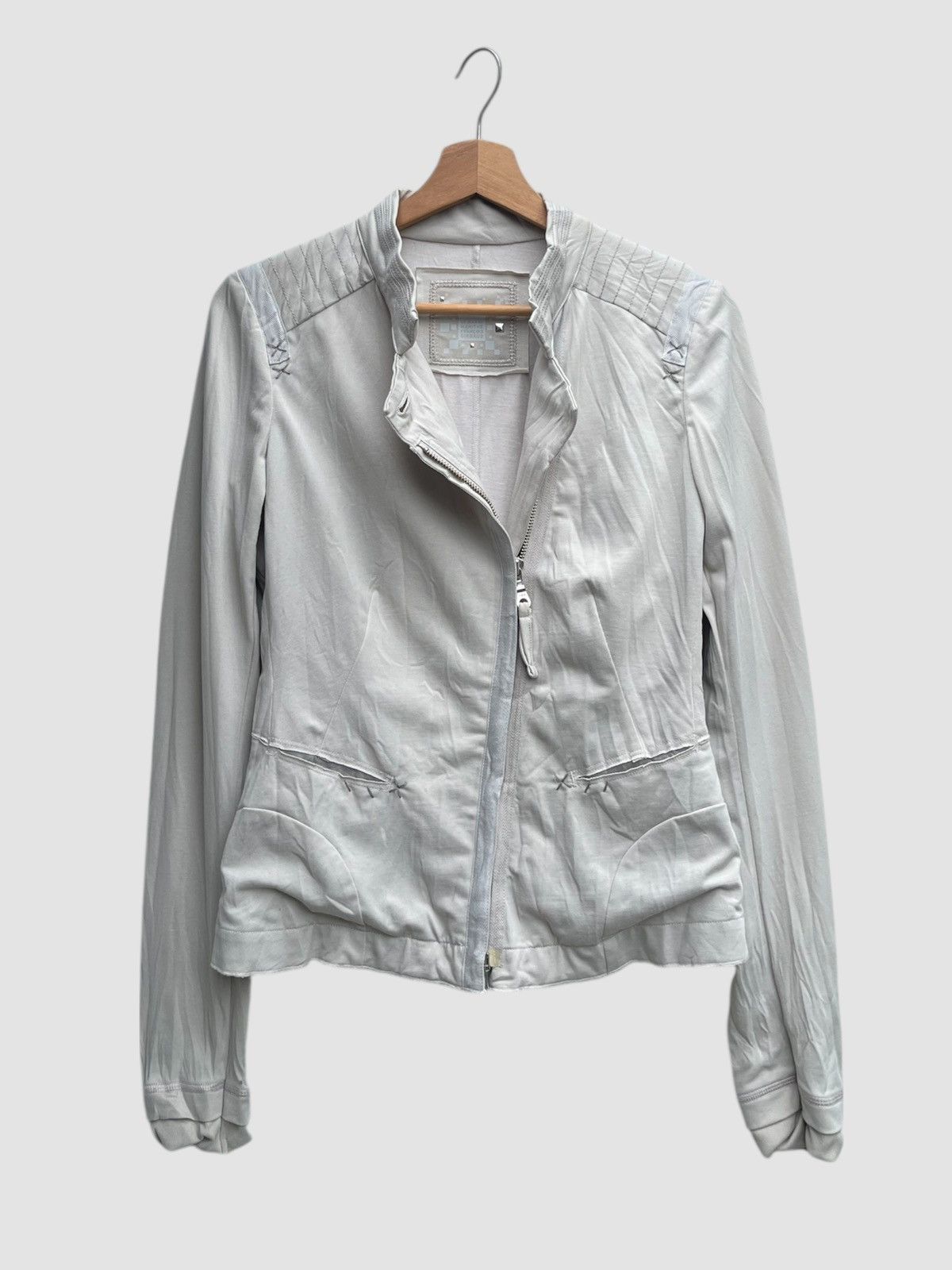 Marithe + Francois Girbaud Marithe Francois Girbaud Asymmetrical Zip Jacket Size M / US 6-8 / IT 42-44 - 2 Thumbnail