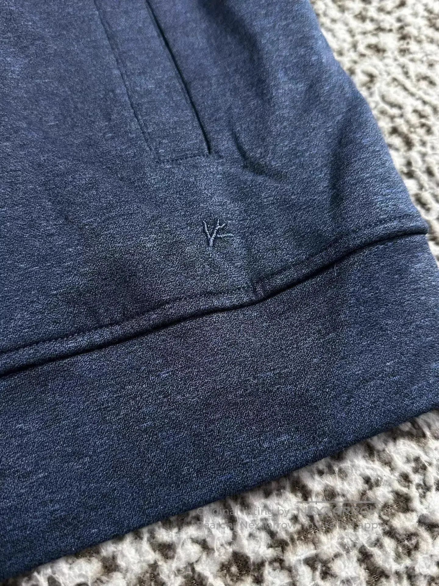 Isaia Blue Zip-Up Hoodie with Black Panel. Size US S / EU 44-46 / 1 - 4 Thumbnail