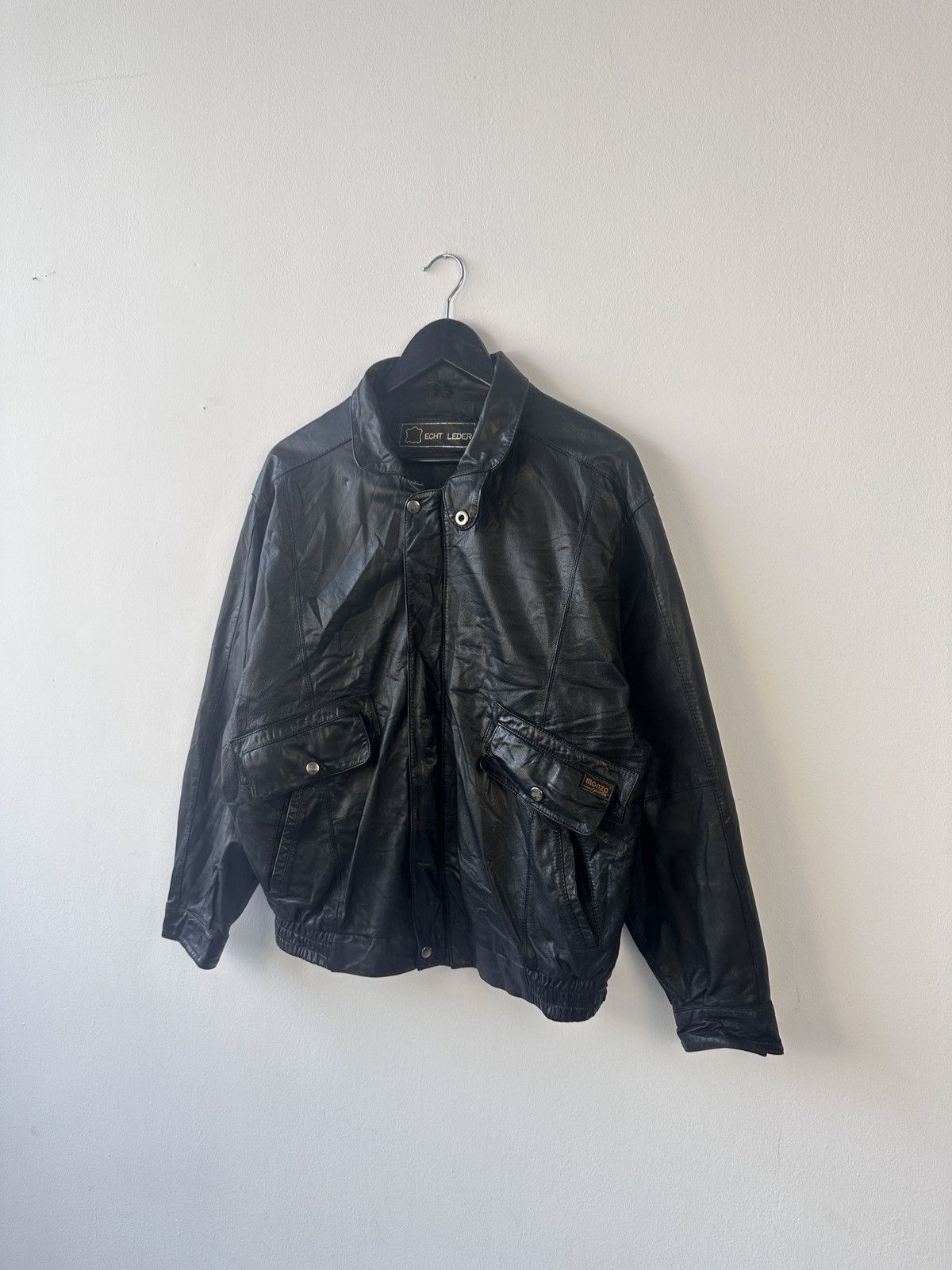 Leather Vintage Leather Bomber Jacket Size 50 MEcht Nappa Soft Size US M / EU 48-50 / 2 - 4 Thumbnail