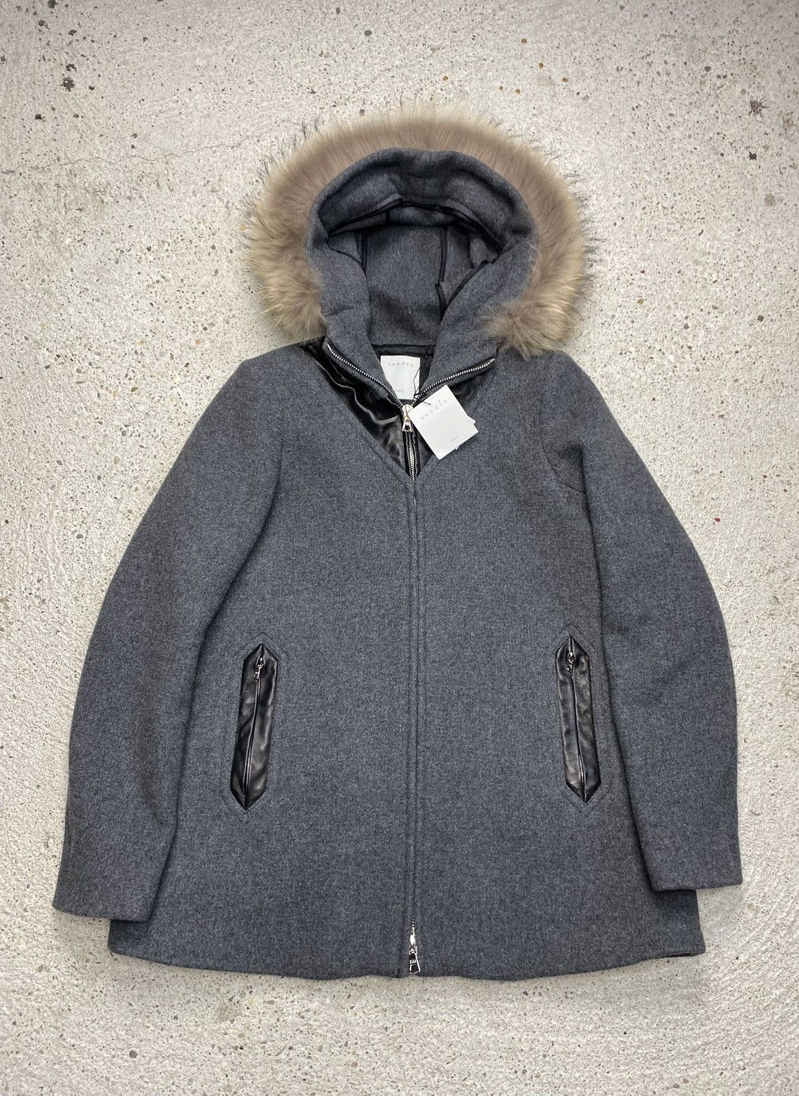 Sandro Sandro paris wool coat jacket new with tags Size M / US 6-8 / IT 42-44 - 1 Thumbnail
