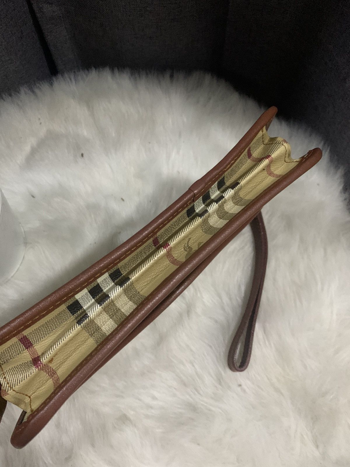Burberry VINTAGE !! Clutch Bag BURBERRY Nova Check Size ONE SIZE - 7 Thumbnail