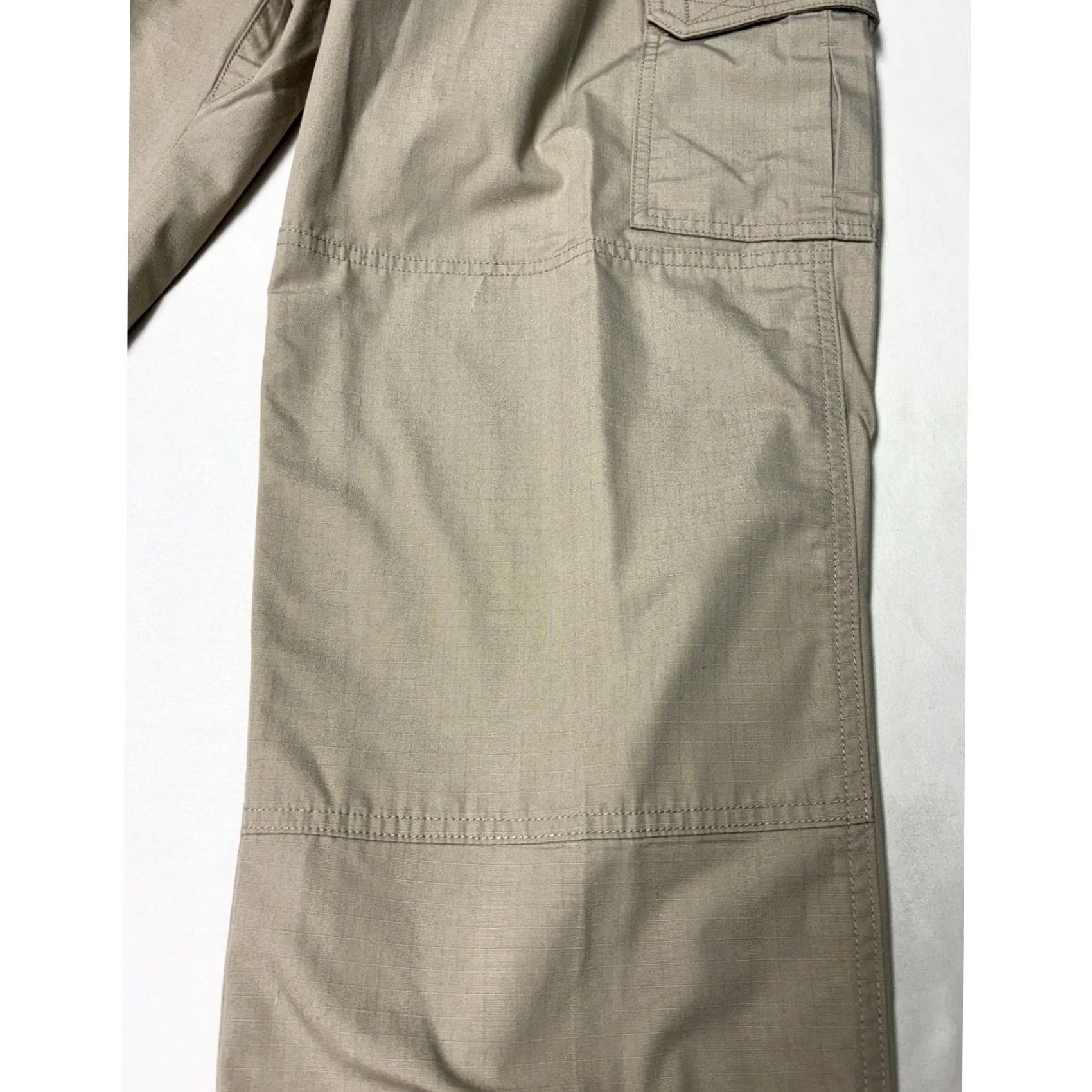 Vintage 5.11® Men's Regular Fit Taclite Pro Ripstop Cargo Pants 36x34 Tan Utility 74273 Size US 36 / EU 52 - 2 Thumbnail