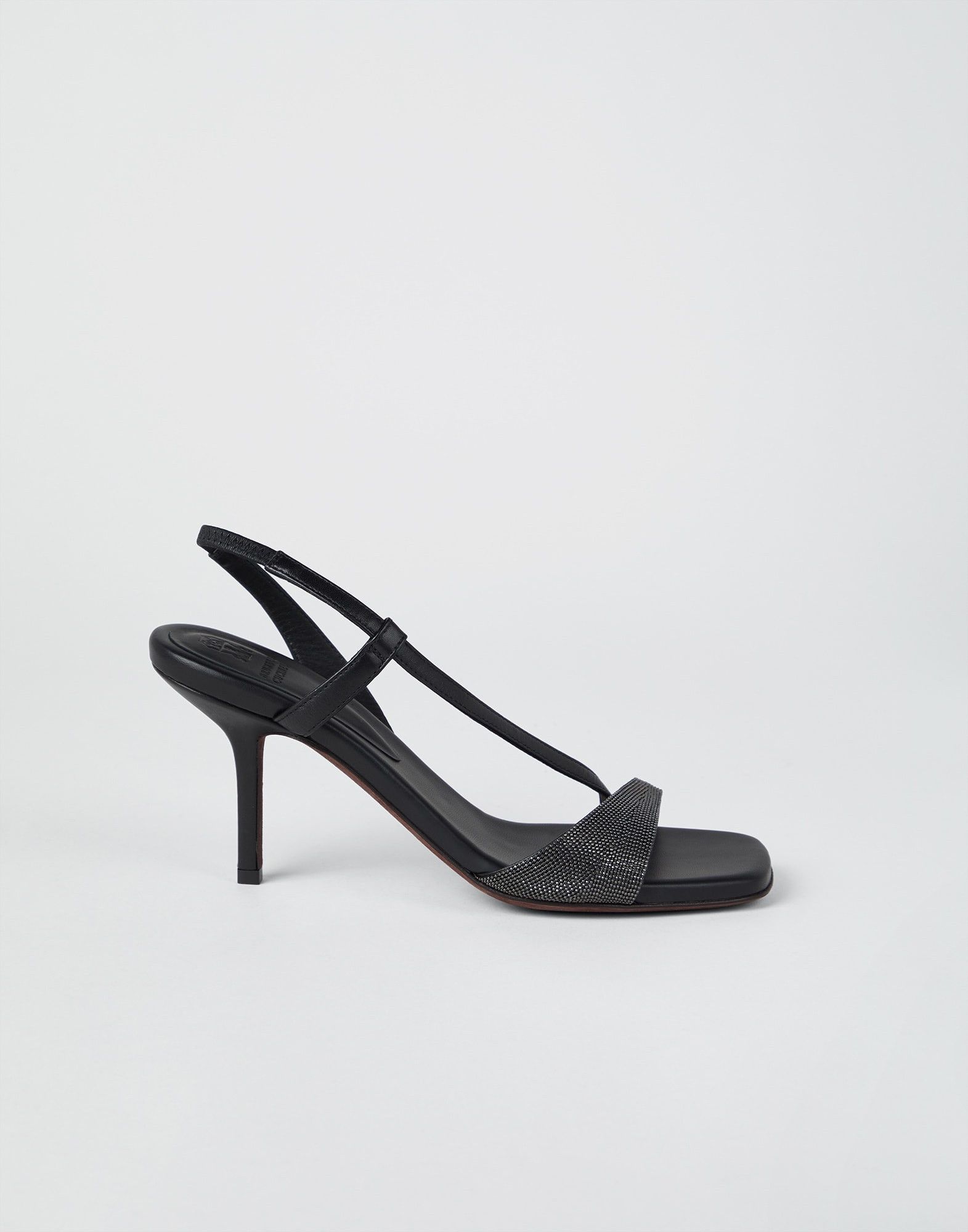 Brunello Cucinelli o1w1db10825 Pair Of Sandals With Heels in Black Size US 9 / IT 39 - 2 Thumbnail