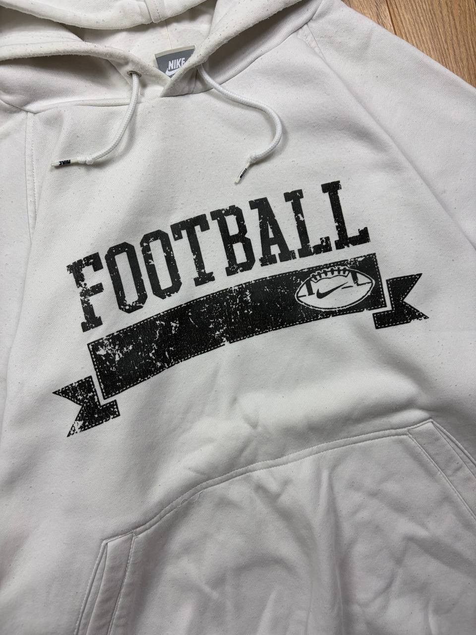 Nike 00’s NIKE FOOTBALL RUGBY HOODIE RARE Y2K VINTAGE Size US L / EU 52-54 / 3 - 2 Thumbnail